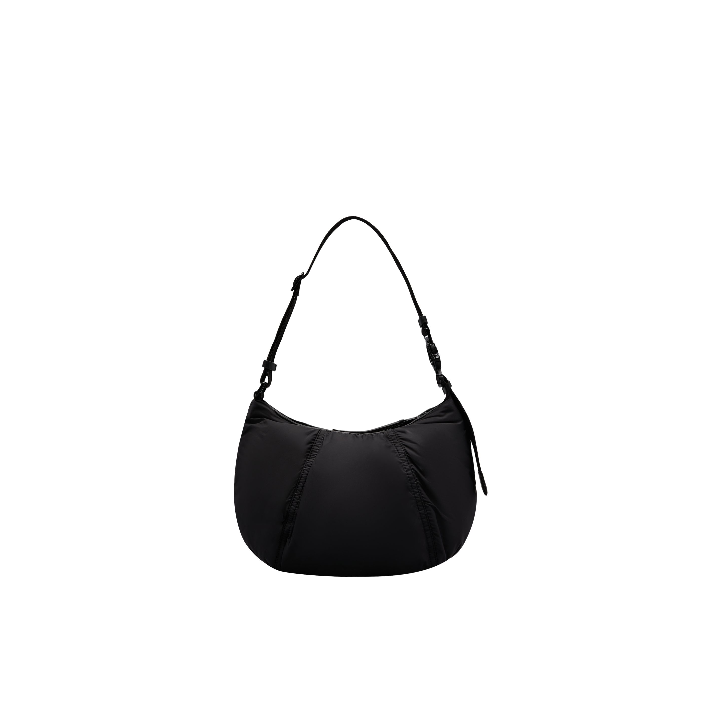 Moncler Collection Spread Small Hobo Bag In Black