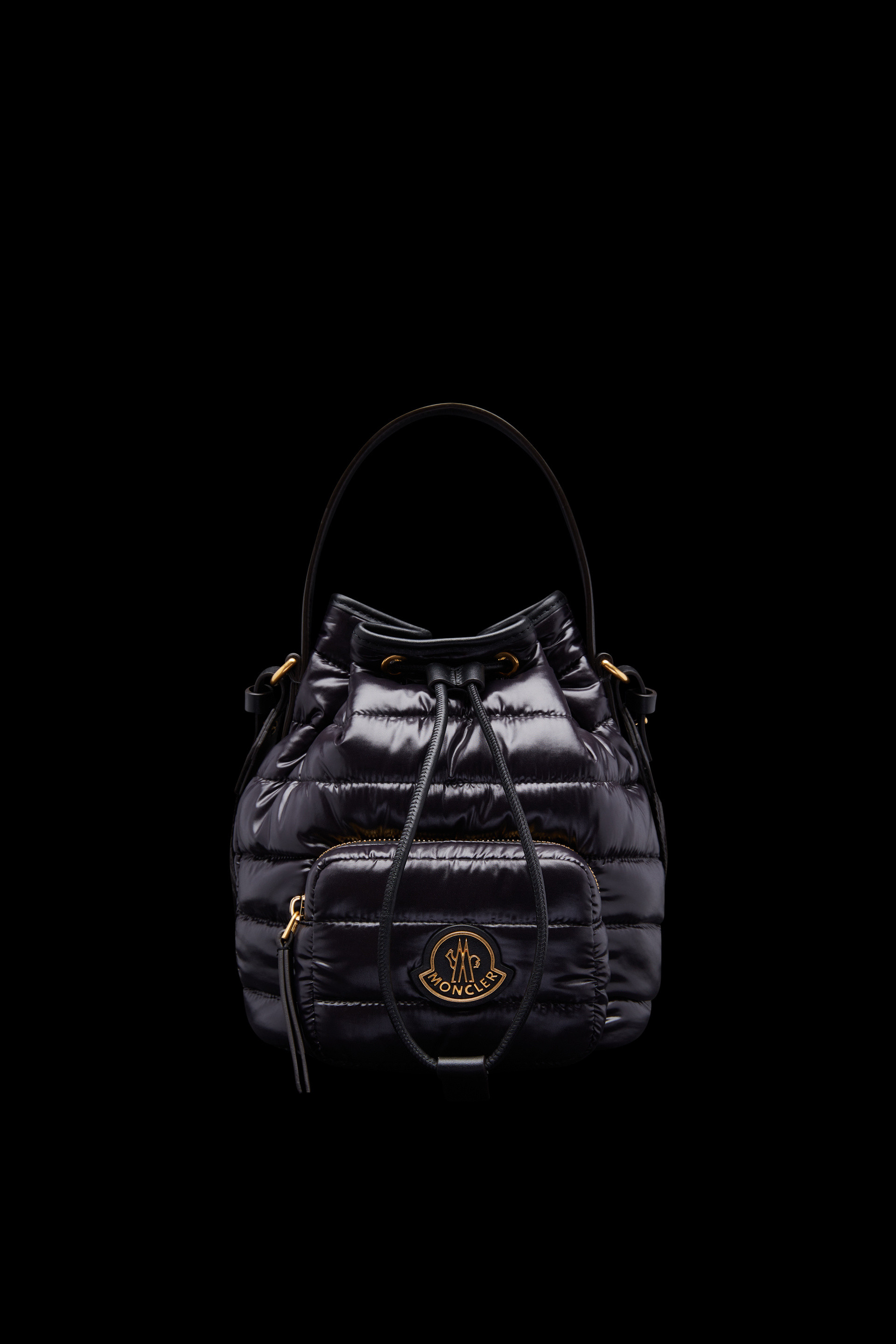 Womens Bags Bucket bags and bucket purses Moncler Synthetic Kilia Bucket Bag in Black 