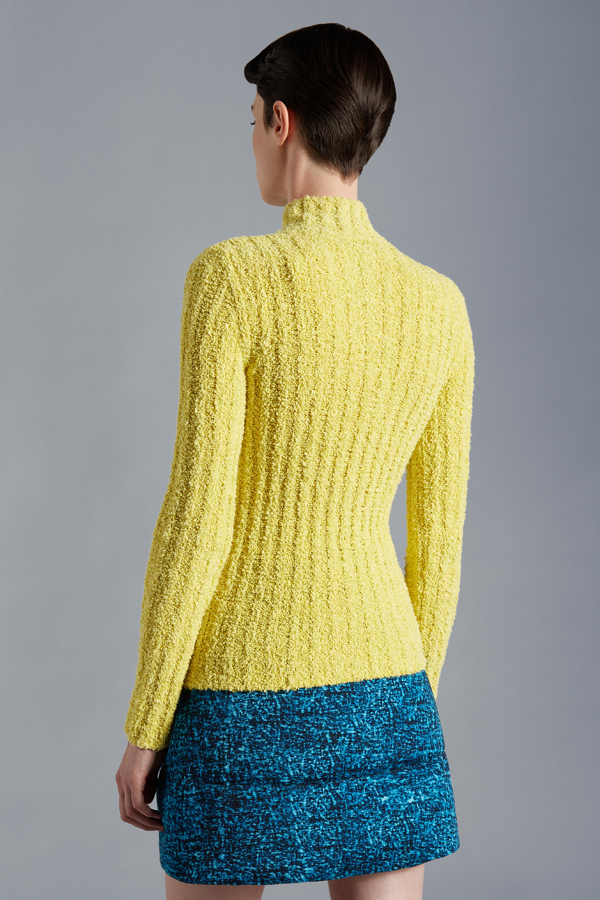 Moncler Genius Baumwolle Rollkragenpullover in Gelb Damen Bekleidung Pullover und Strickwaren Rollkragenpullover 