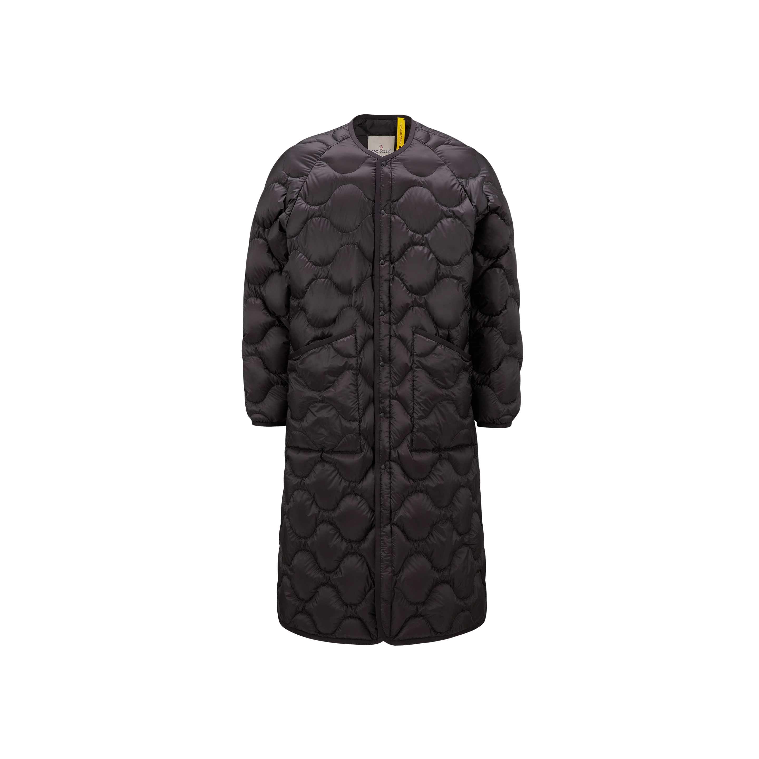 Shop Moncler Genius Doudoune Longue Nadelhorn In Noir