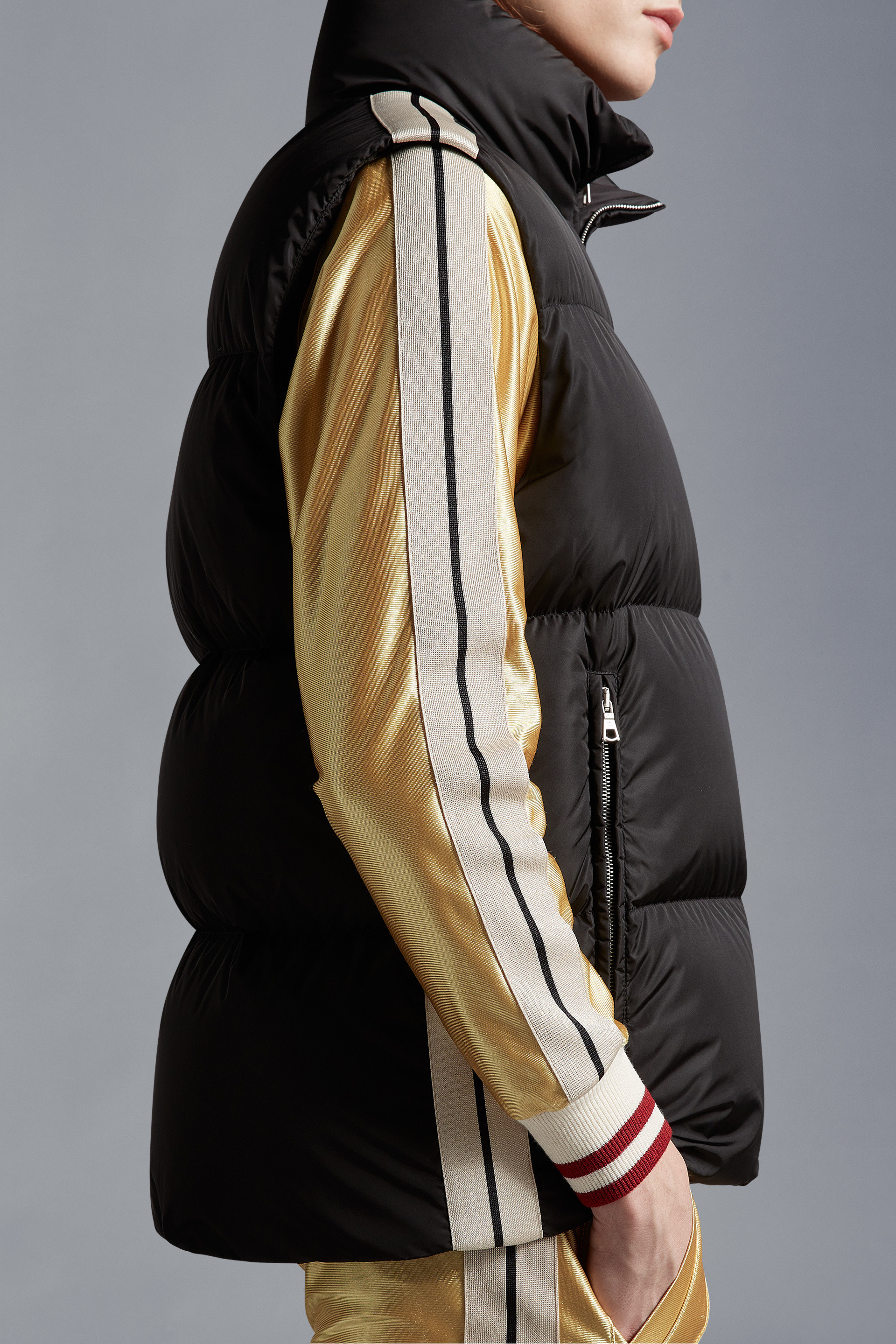 MONCLER GENIUS リブニットバイカラー カーディガン カーディガン