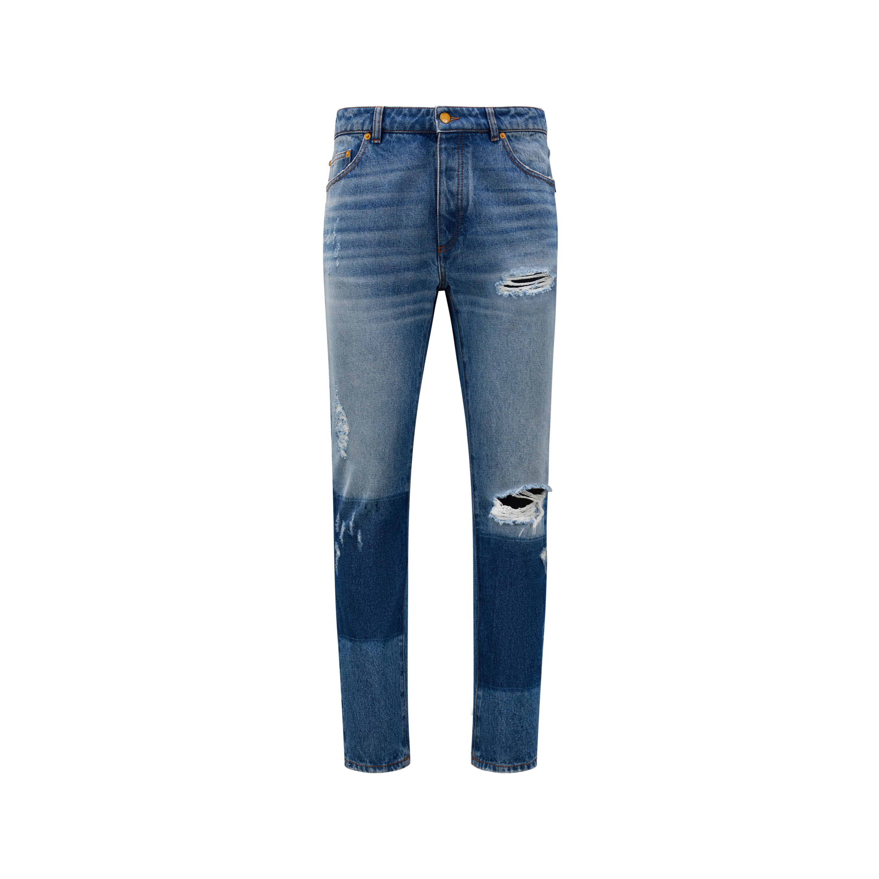 Moncler Genius Jean Effet Vintage In Blue