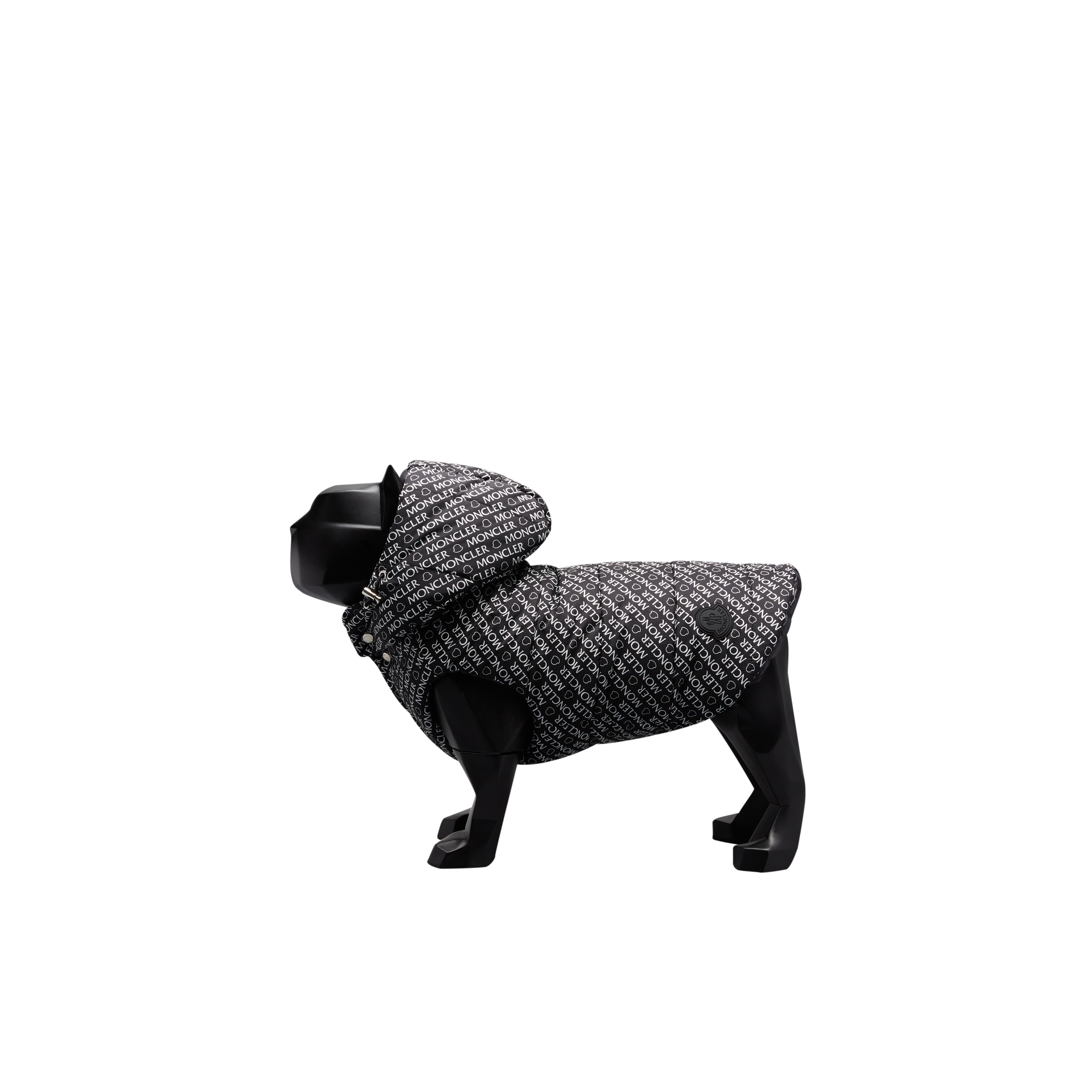 Moncler Gilet Pour Chien Réversible À Logo In Black