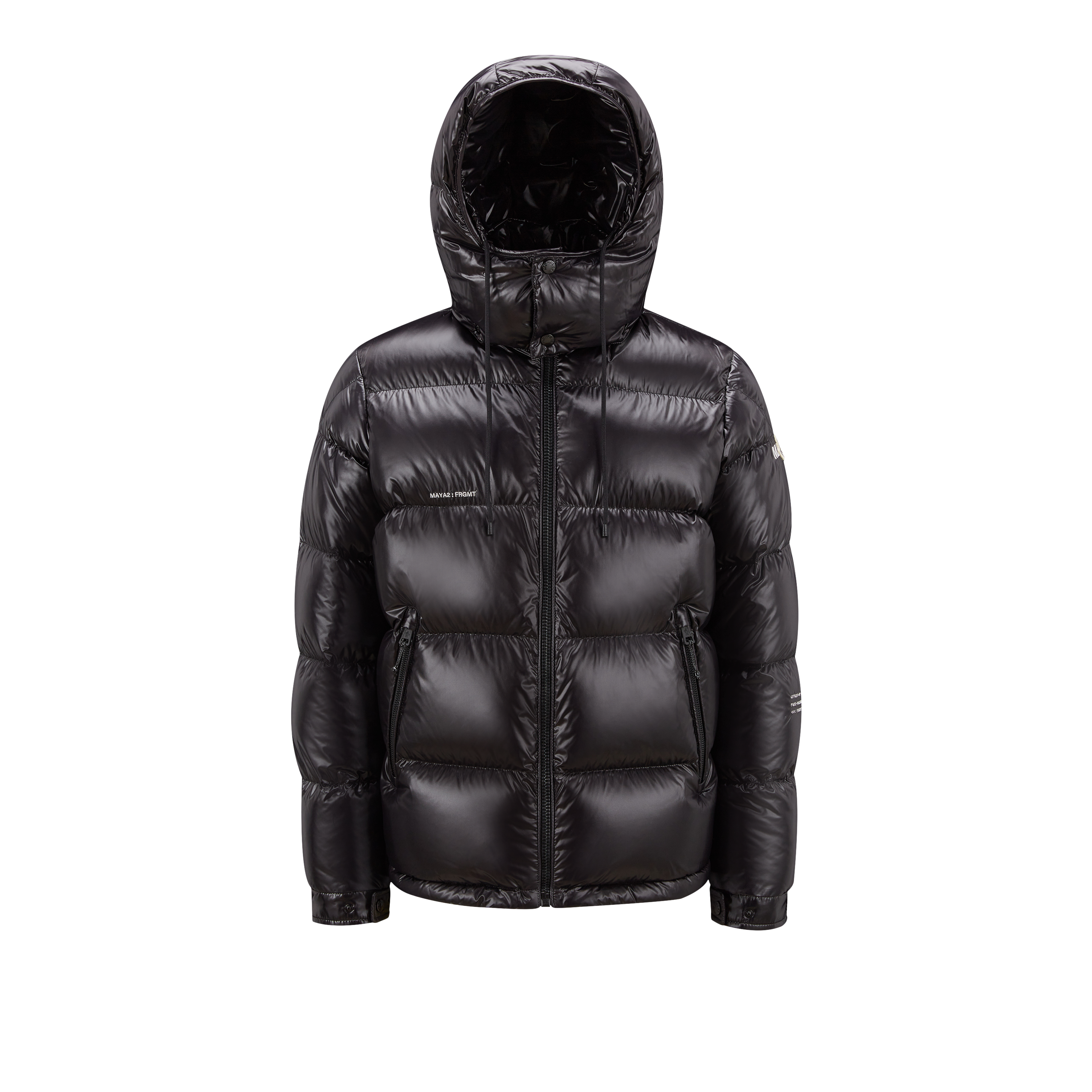 Shop Moncler Genius Doudoune Courte Rickey In Noir