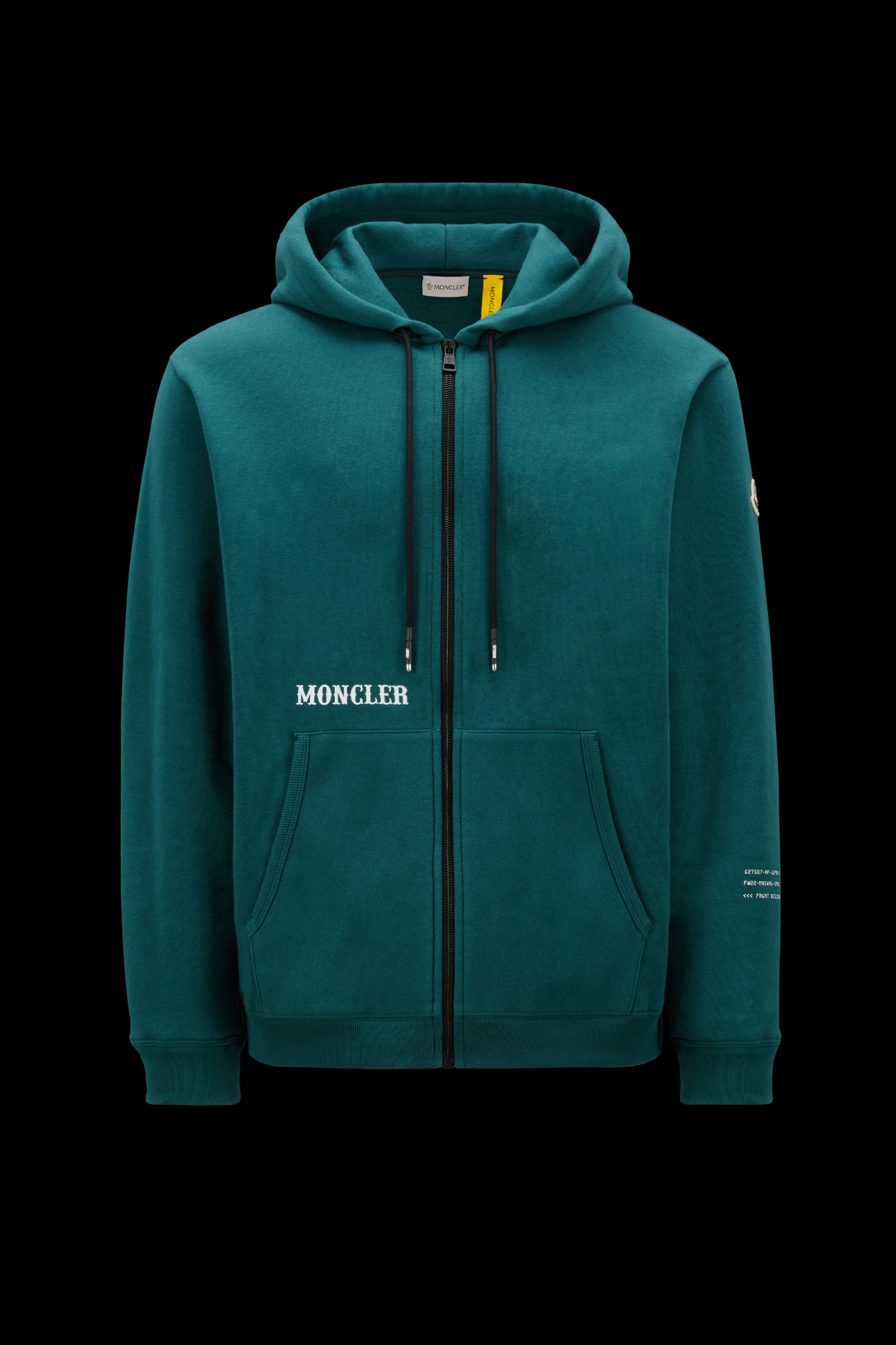 green moncler hoodie