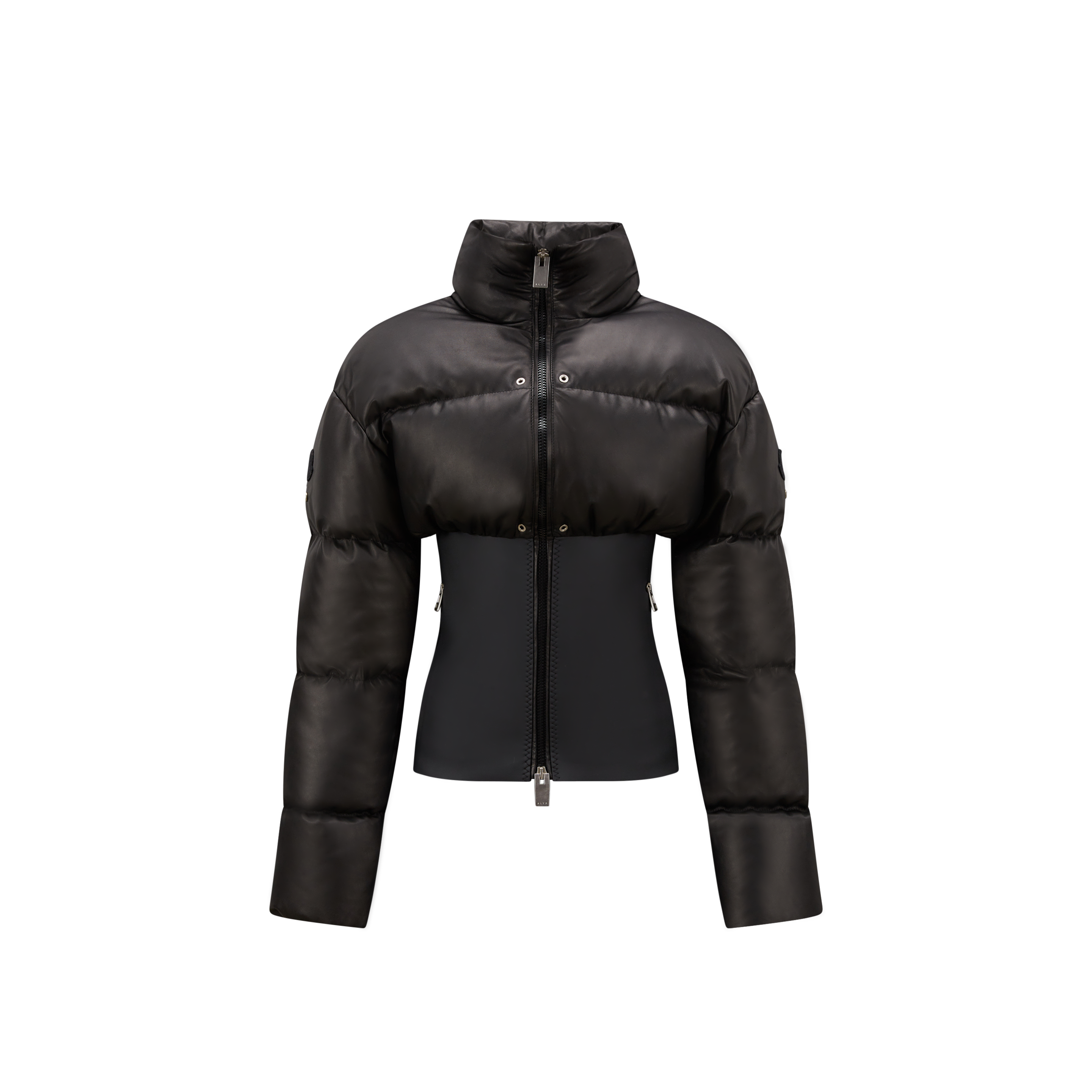 Moncler Genius Yongal Short Down Jacket In Black