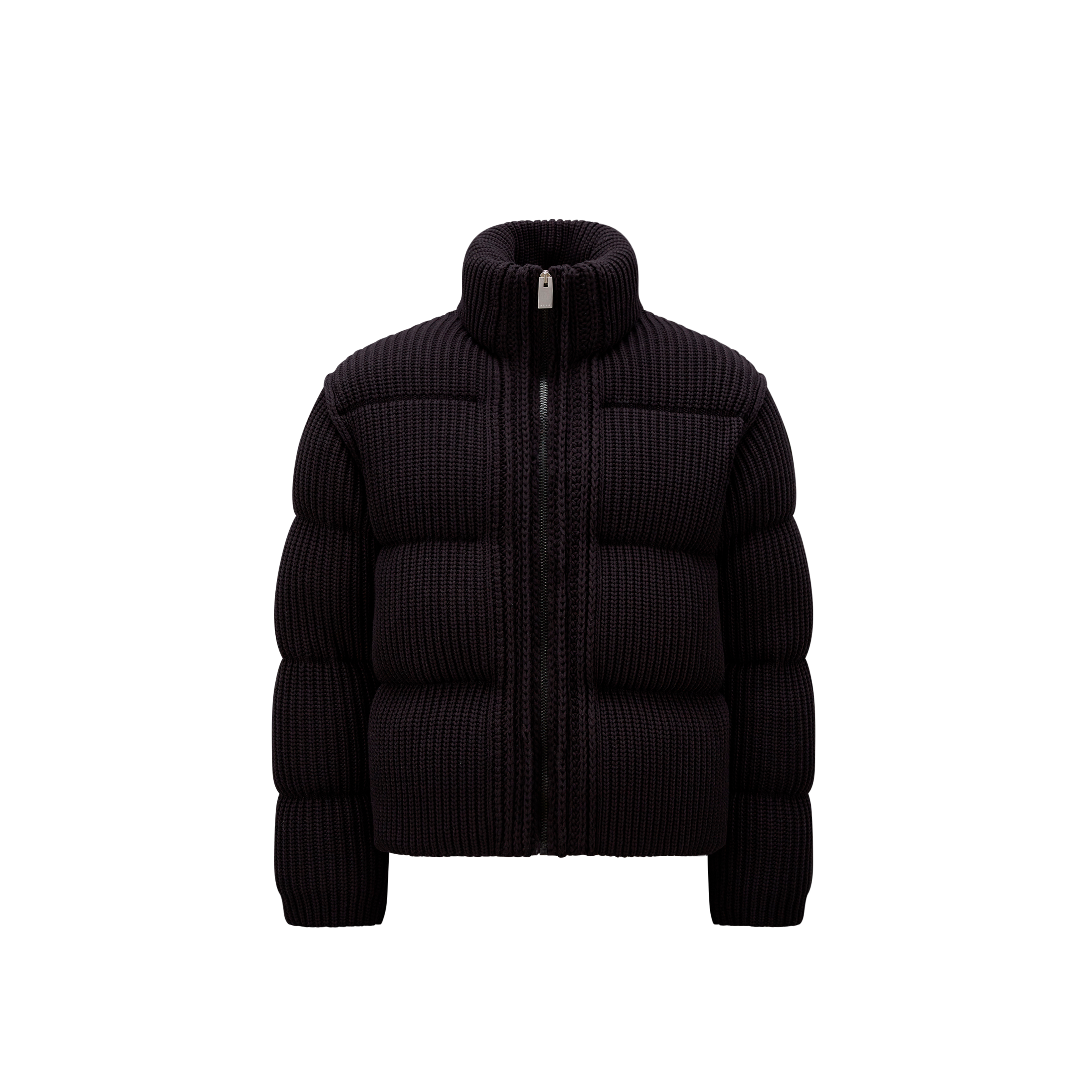 Shop Moncler Genius Cardigan Matelassé In Noir