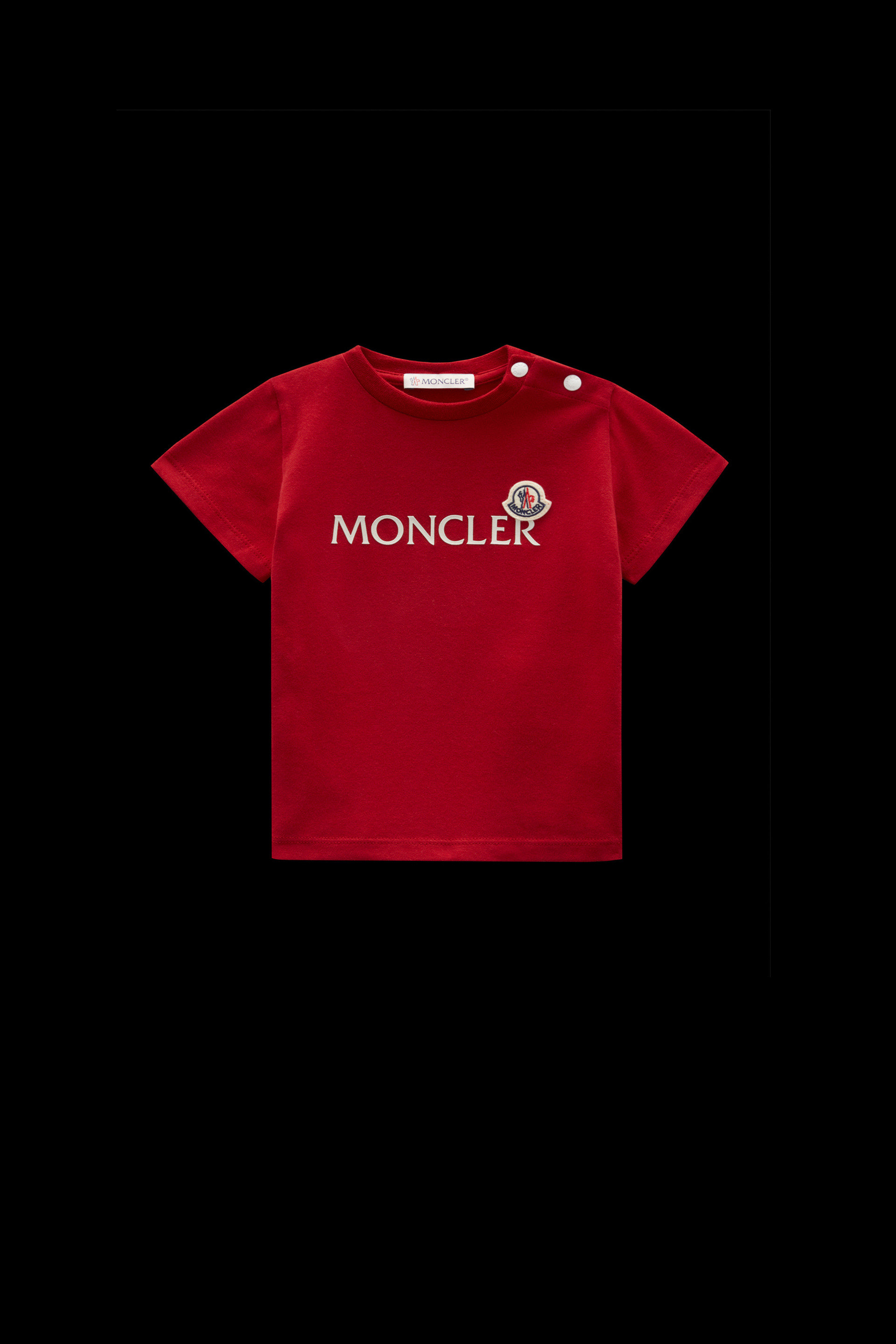 Red moncler deals shirt