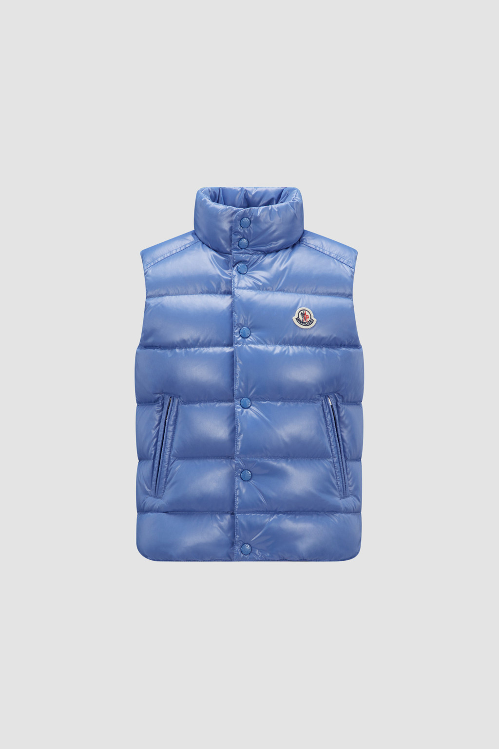 Light Blue Tib Down Vest - Down Jackets & Vests for Children