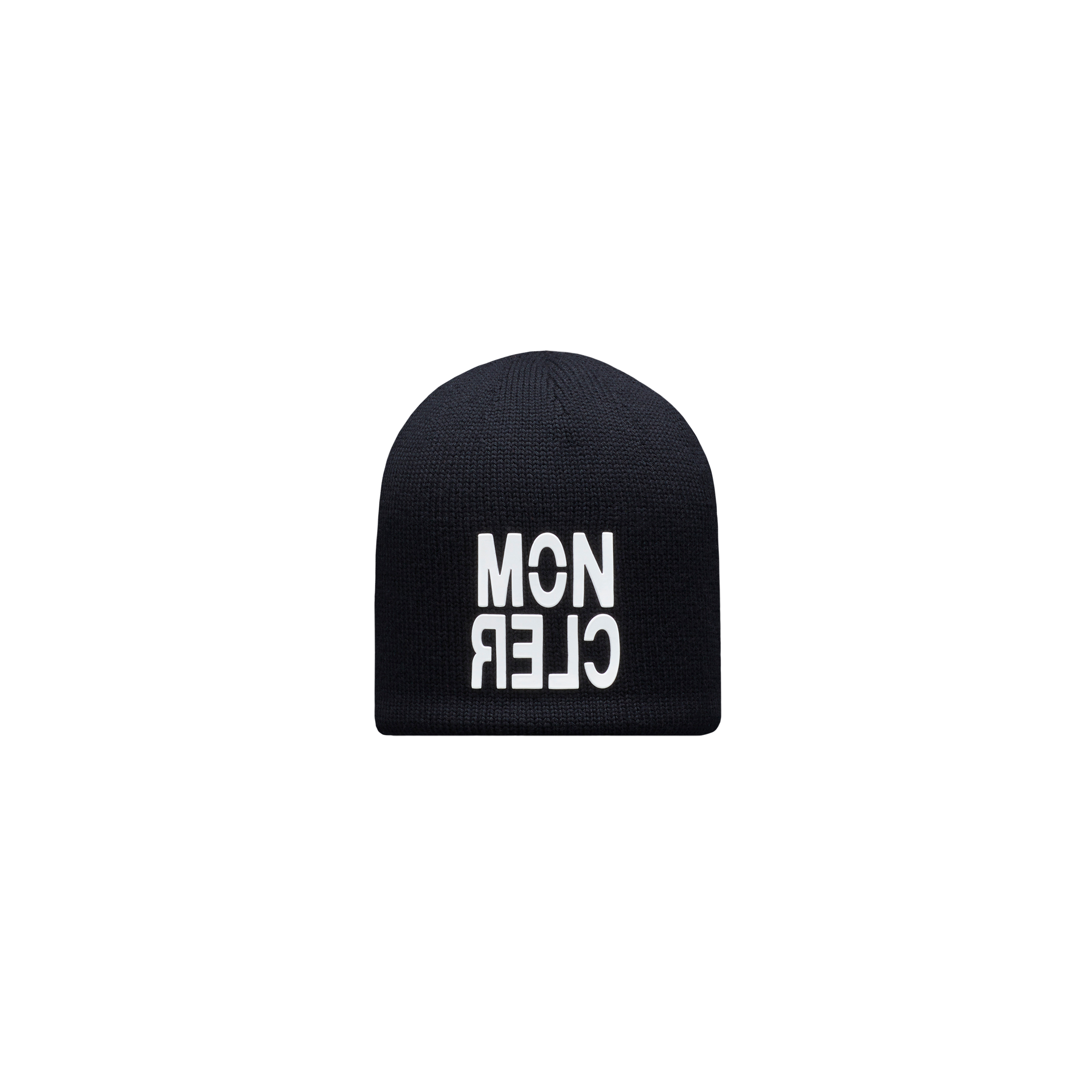 Moncler Kids' Bonnet En Laine Avec Logo