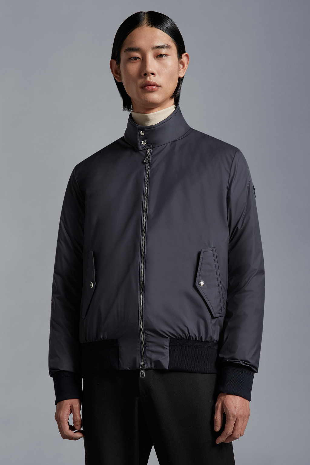 Navy Blue Laramon Short Down Jacket - Short Down Jackets for Men ...
