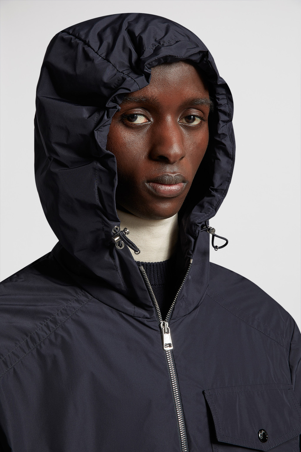 Navy Blue Fuyue Windbreaker Windbreakers & Raincoats for Men Moncler US