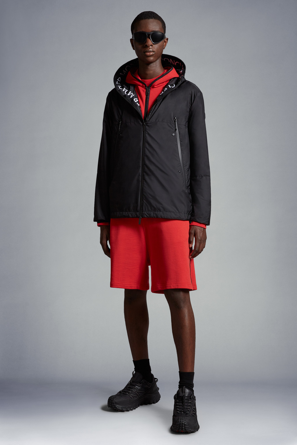 Black Junichi Rain Jacket - Moncler