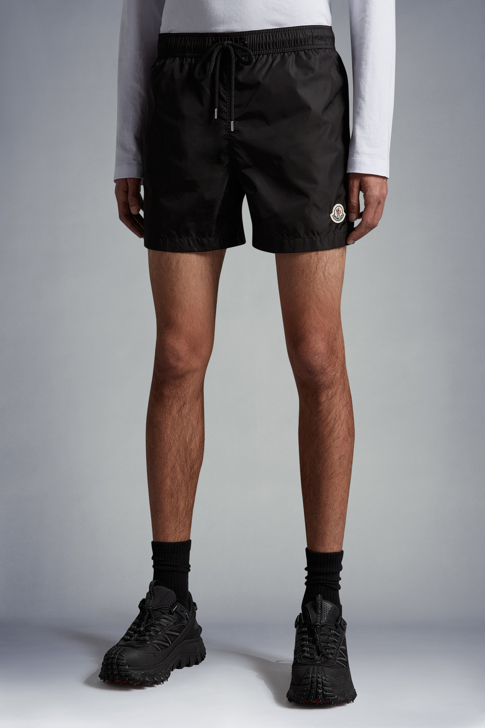 Black Swim Shorts - Swimwear for Men | Moncler CA