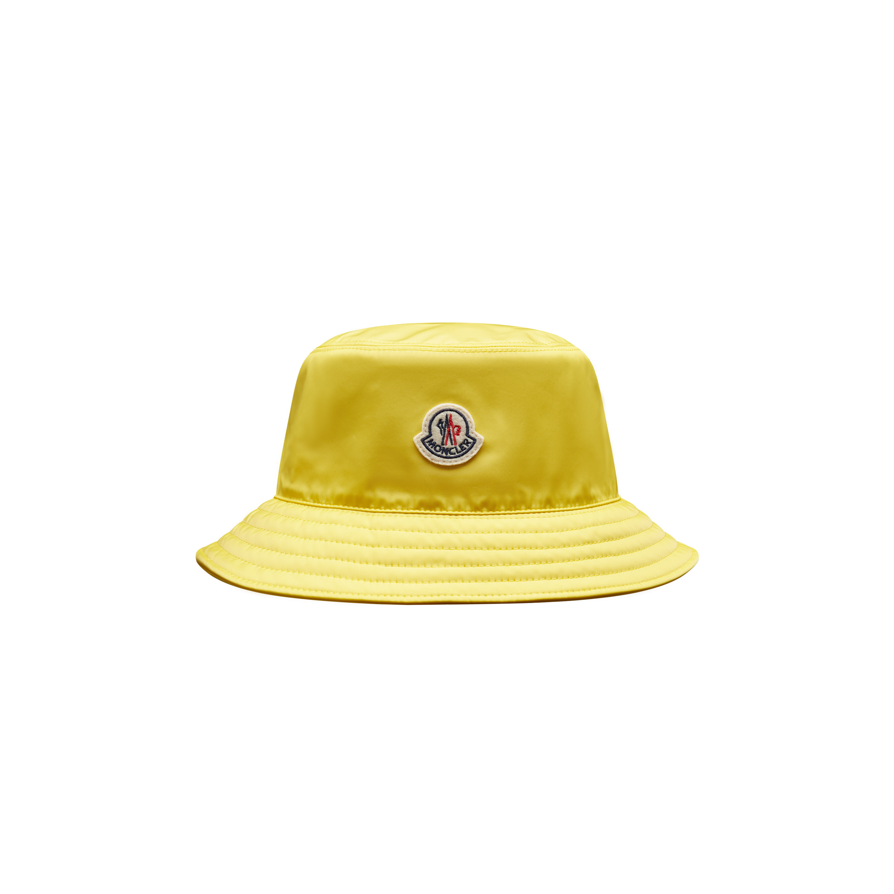 Moncler Collection Logo Bucket Hat Yellow