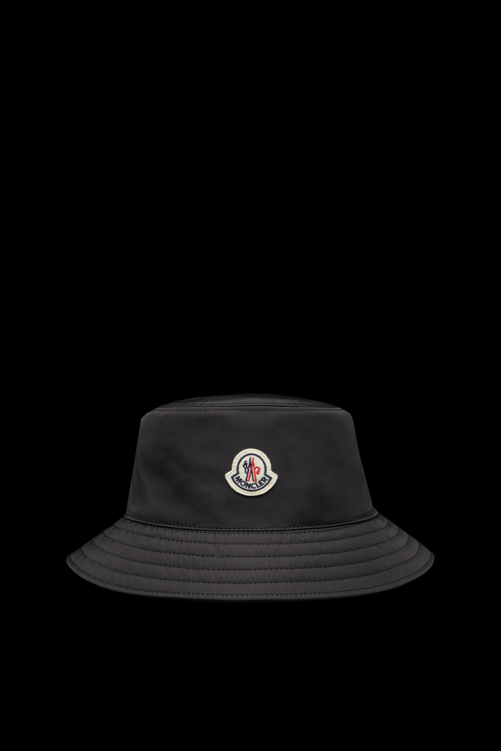 Black Logo Bucket Hat - Hats & Beanies for Men | Moncler CA