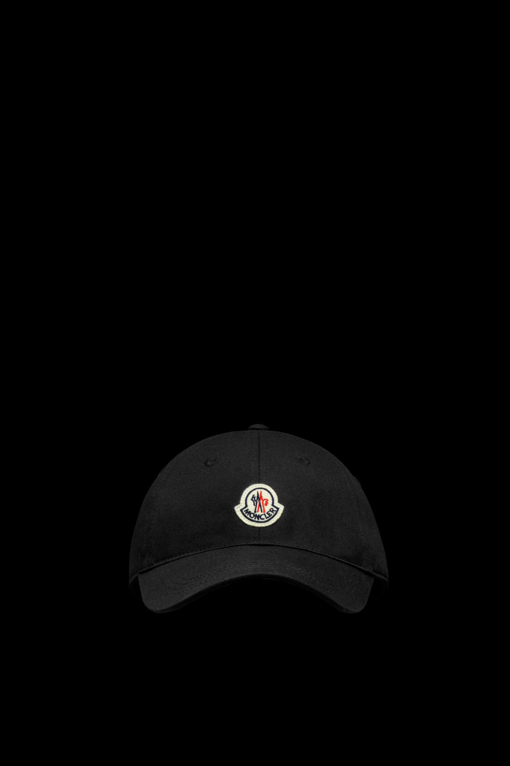 Black Logo Baseball Cap - Hats & Beanies for Men | Moncler FR