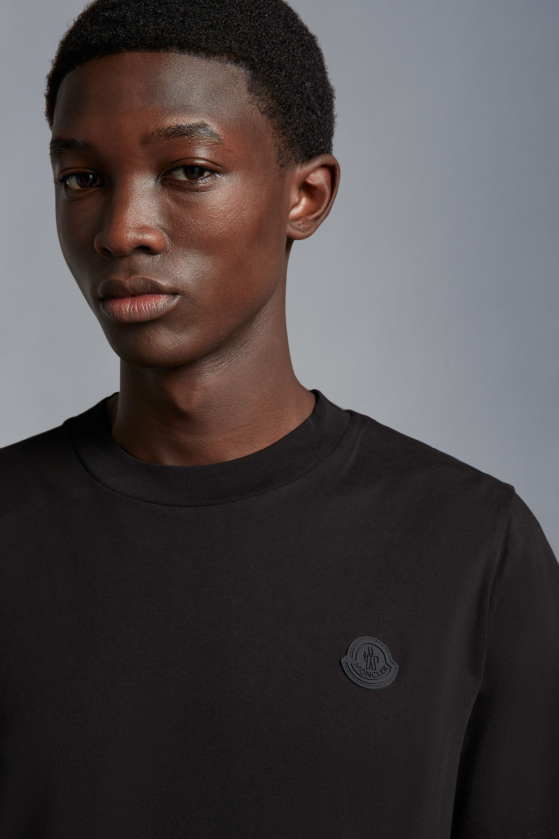 Black Logo T-Shirt - Polos & T-shirts for Men | Moncler US