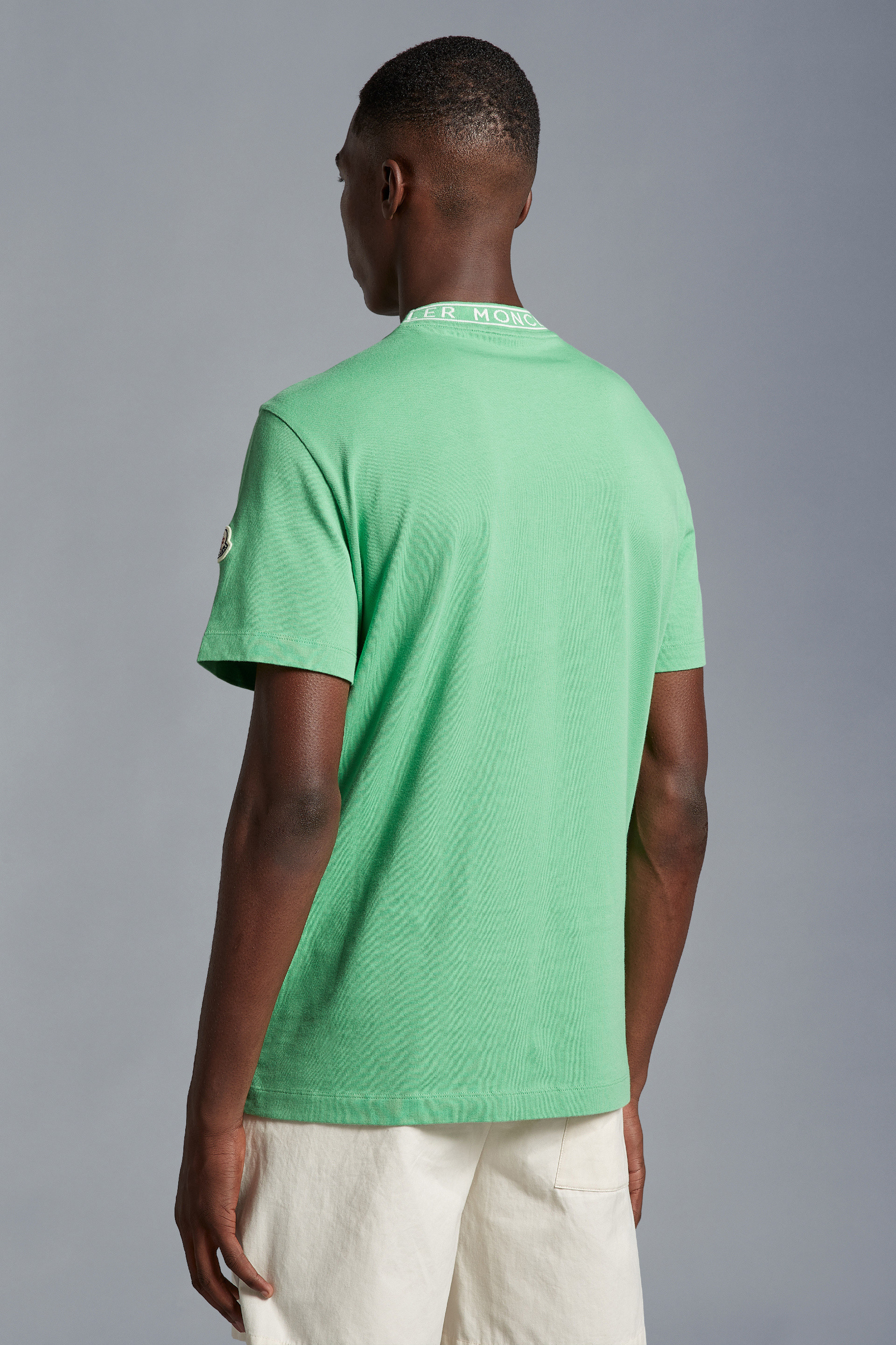 lime green moncler t shirt