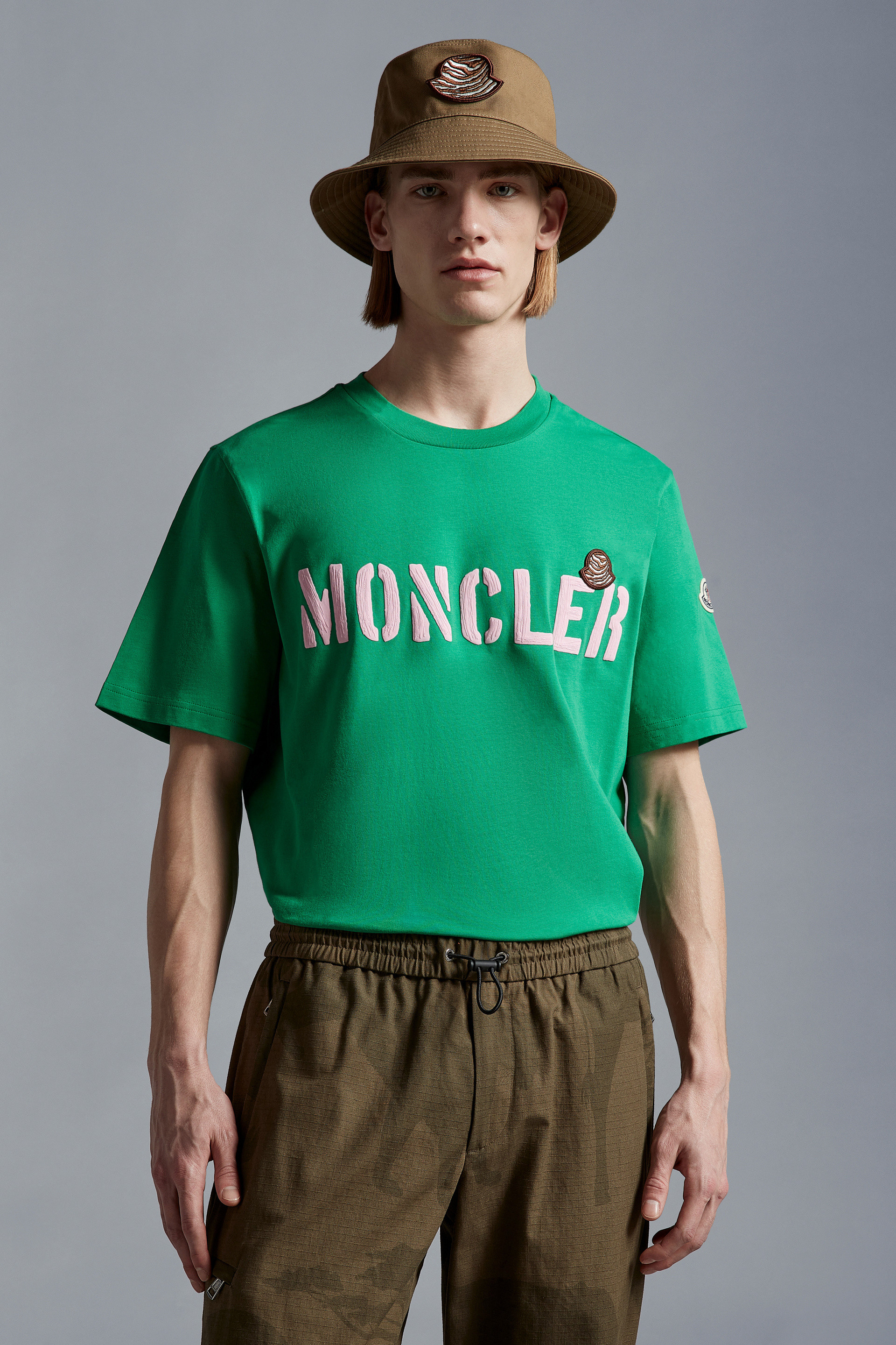 モンクレール moncler グリーン ポロシャツ - ポロシャツ