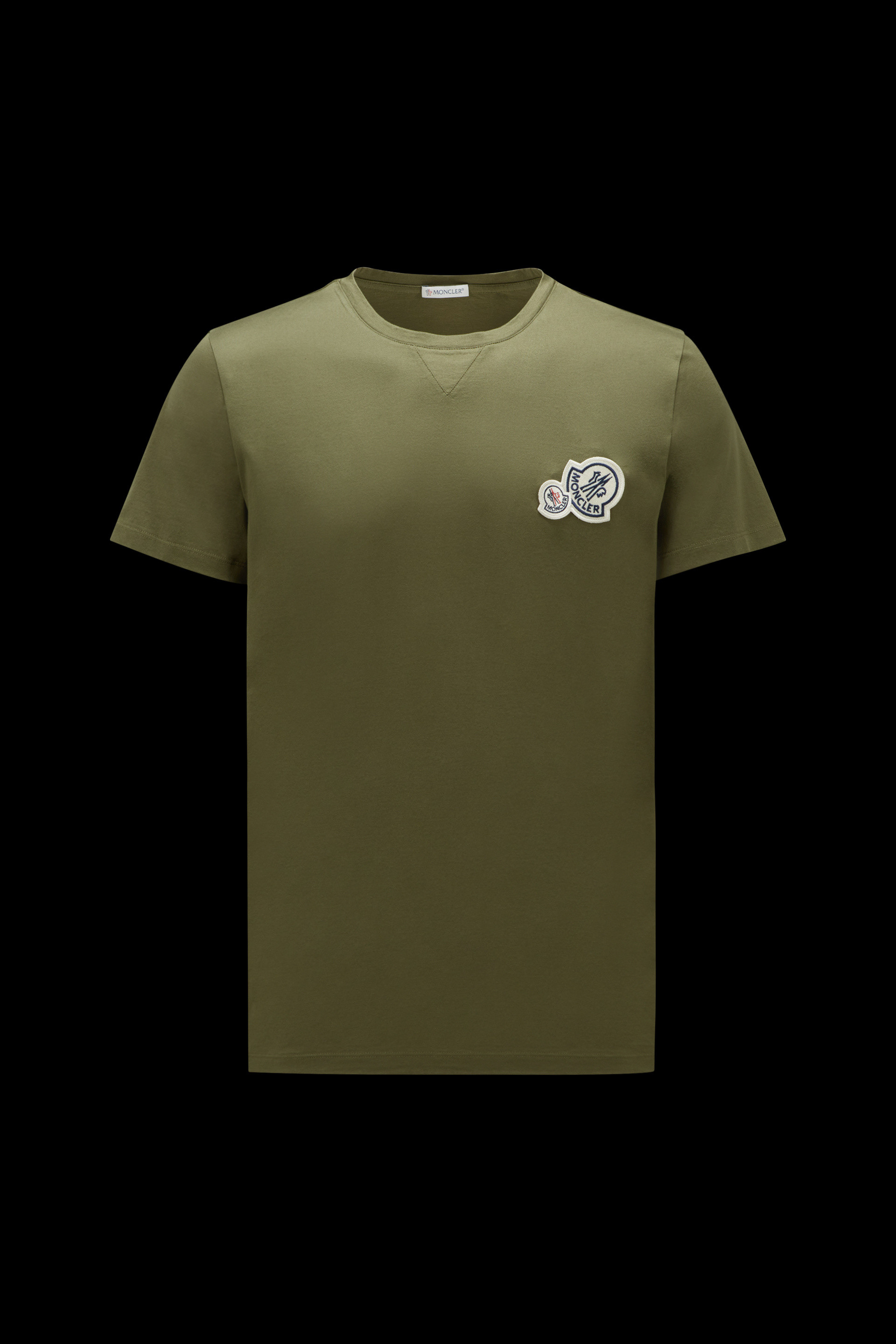 新品】MONCLER Tシャツ メンズ グリーン Lサイズ-