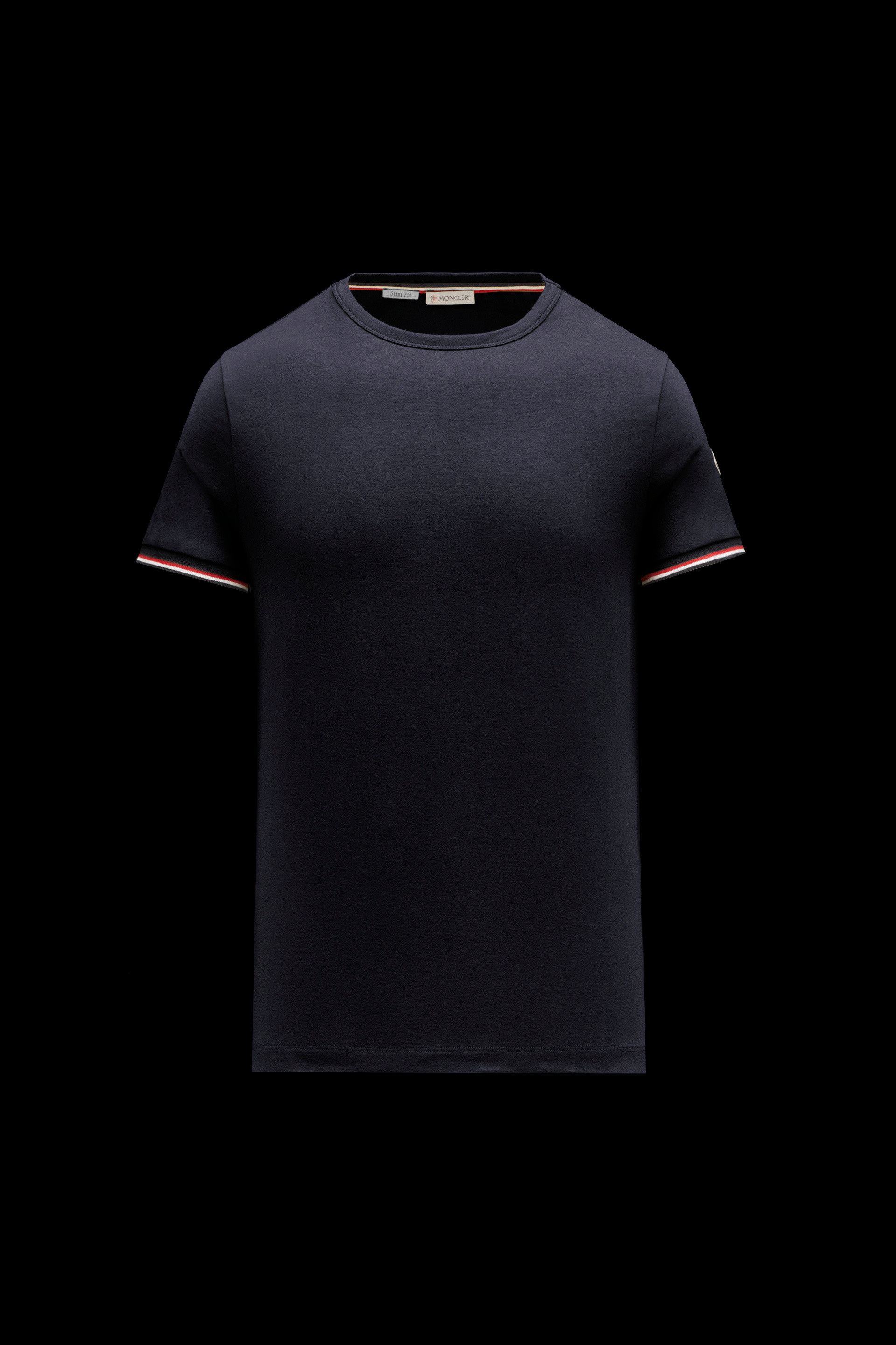 Night Blue Cotton T-Shirt - Polos & T-shirts for Men | Moncler US