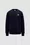 Logo Patch Sweatshirt Men Night Blue Moncler 3