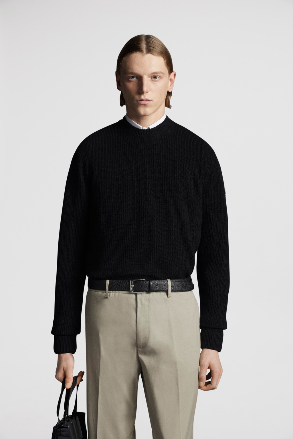 Black Wool & Cashmere Sweater - Sweaters & Cardigans for Men