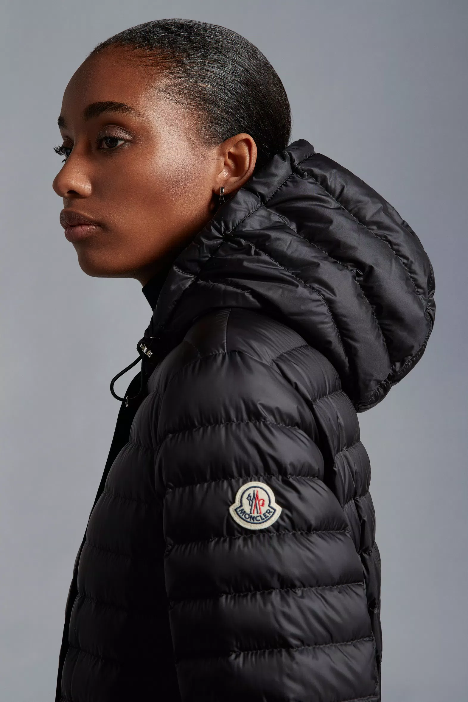 Black Oredon Short Down Jacket - Short Down Jackets for Women | Moncler GB