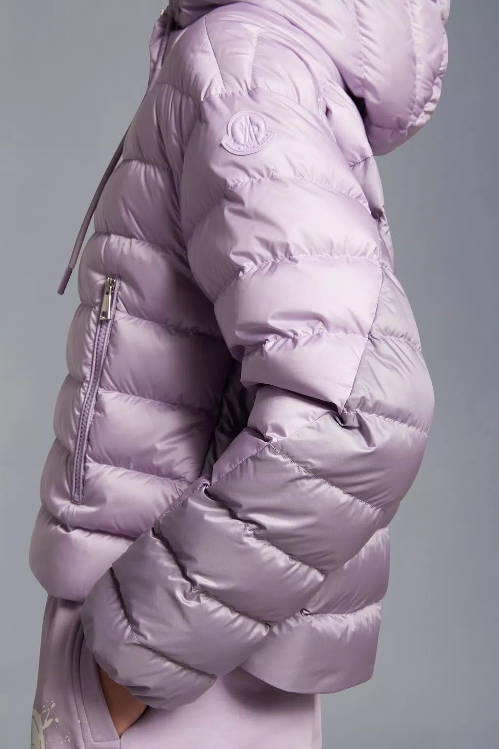 Lilac Sylans Short Down Jacket - Short Down Jackets for Women | Moncler US