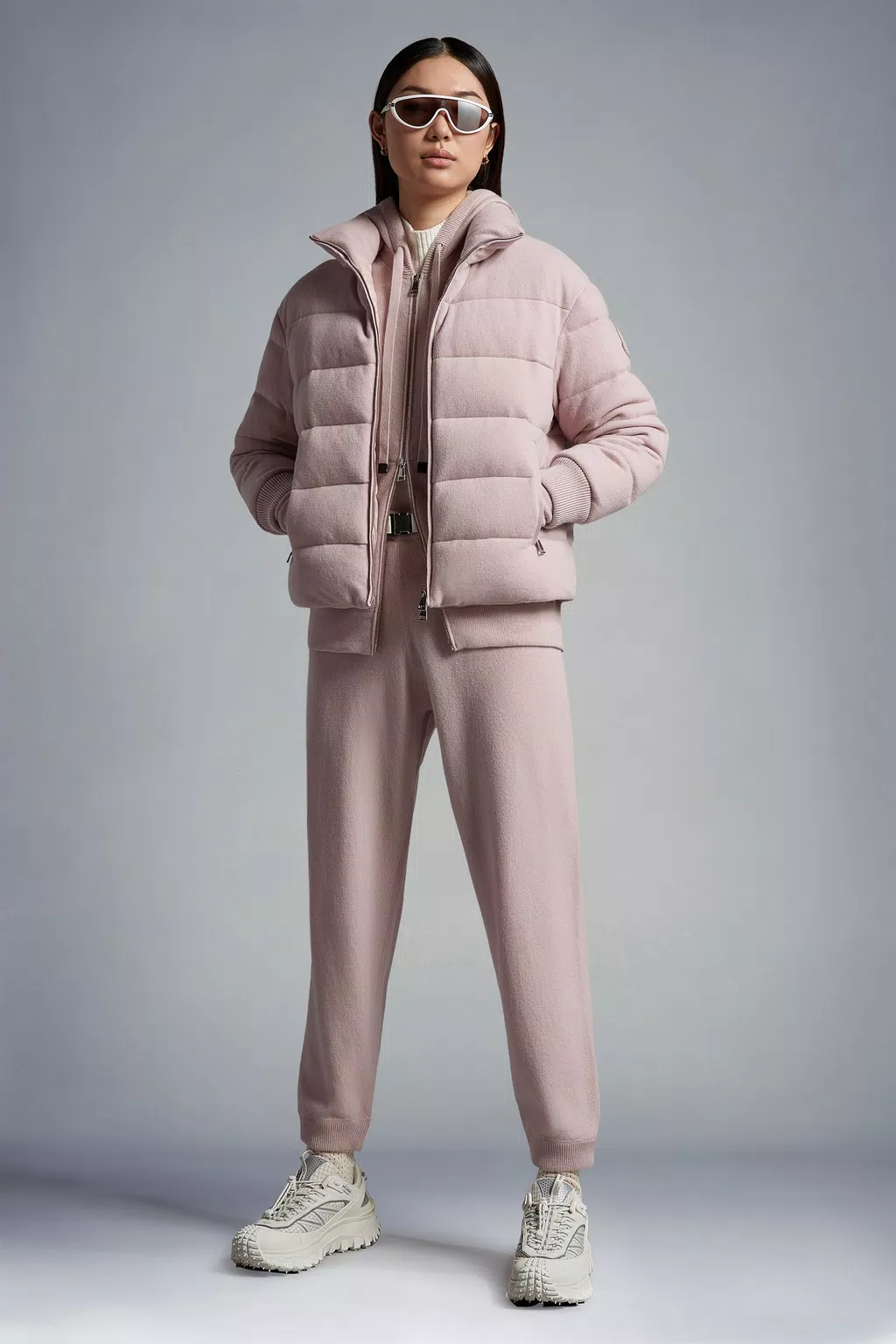 Light Pink Cayeux Short Down Jacket - Short Down Jackets for Women