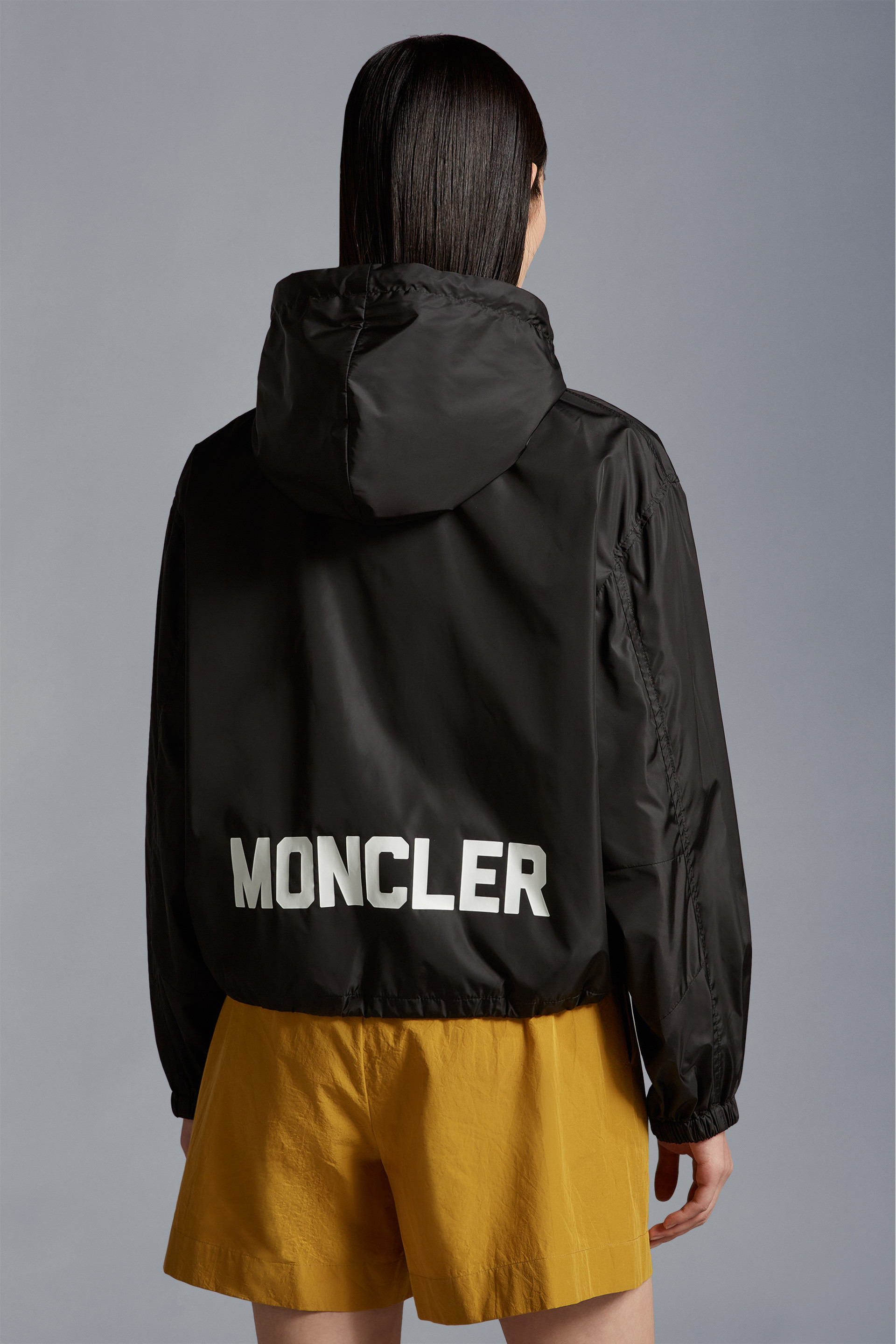 Moncler Windbreaker - Black Outerwear, Clothing - MOC109022