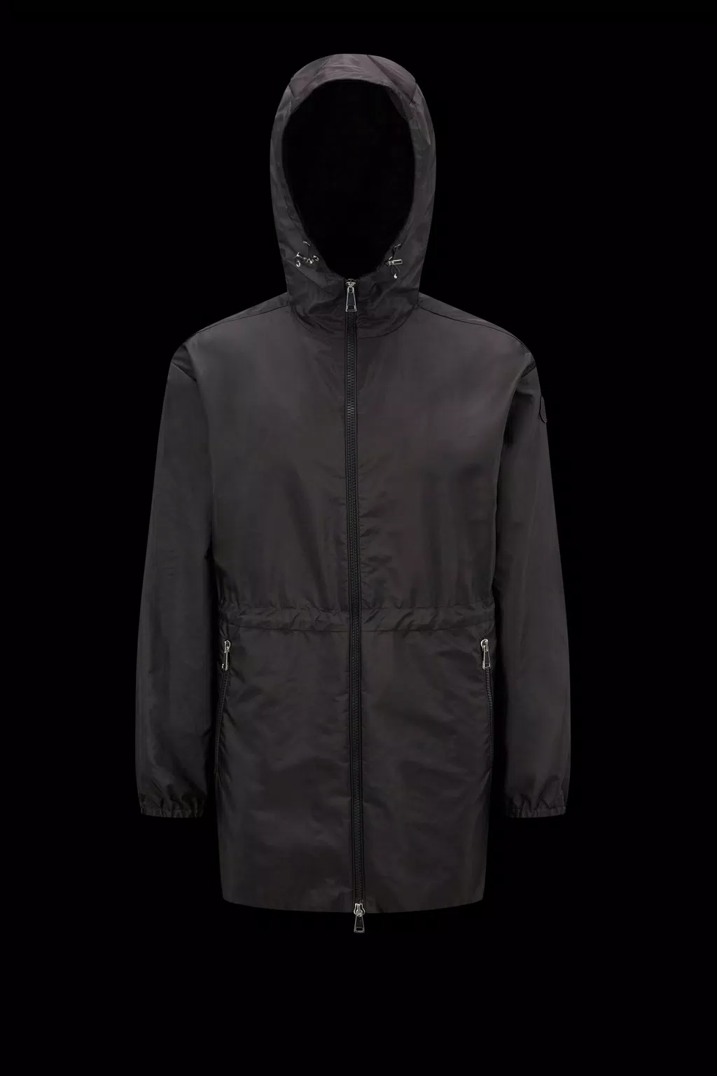 Black Wete Hooded Jacket - Windbreakers & Raincoats for Women | Moncler US