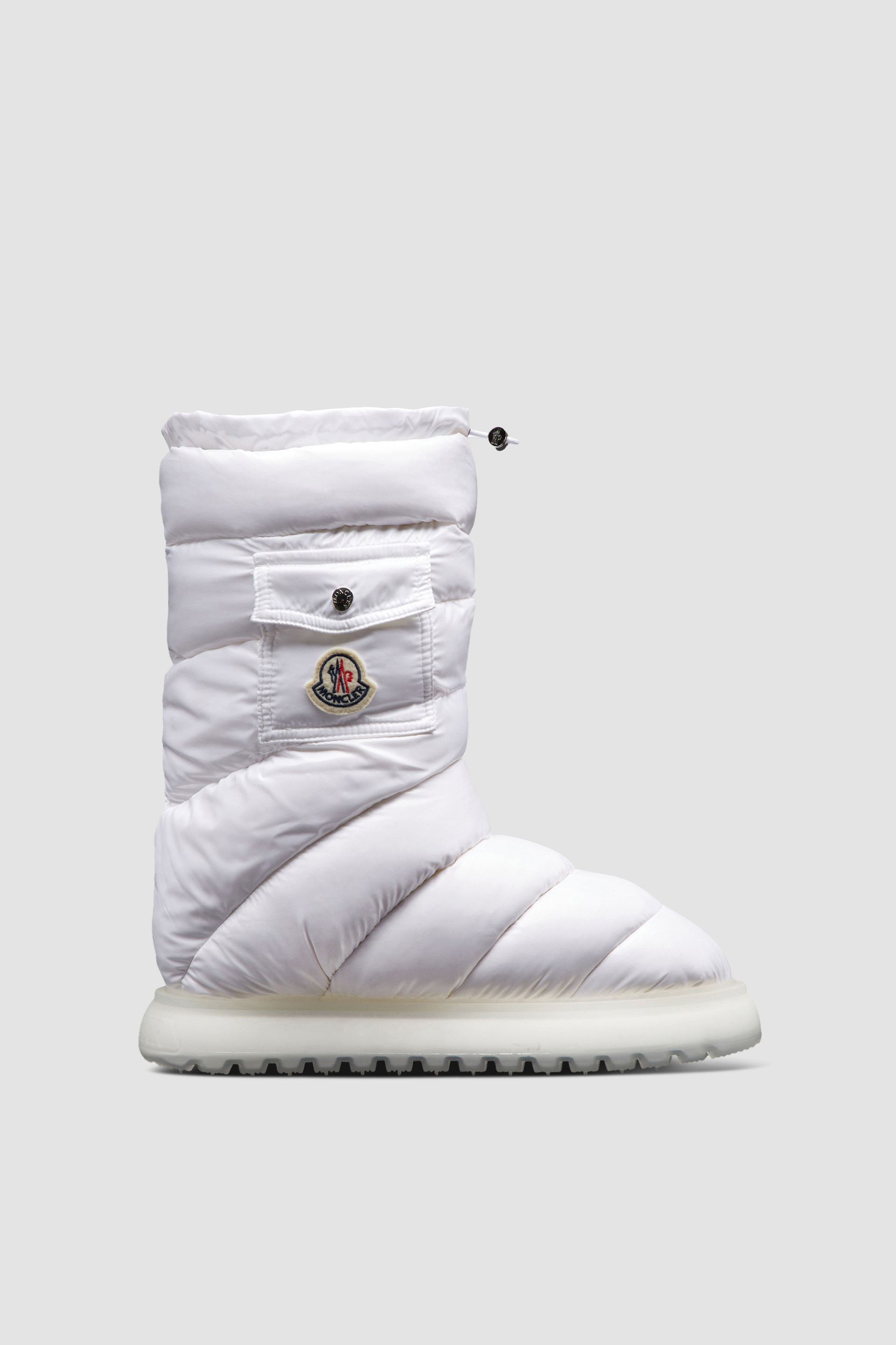 Optical White Gaia Pocket Mid Boots - Boots for Women | Moncler US