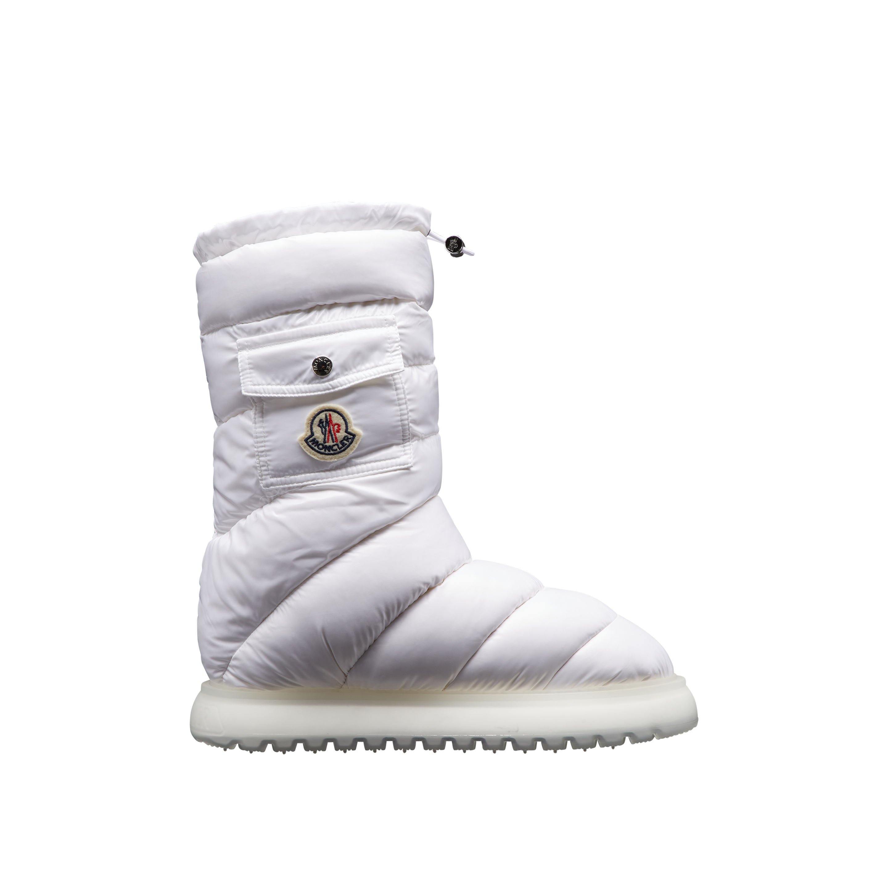 Moncler Collection Gaia Pocket Mid Boots In White