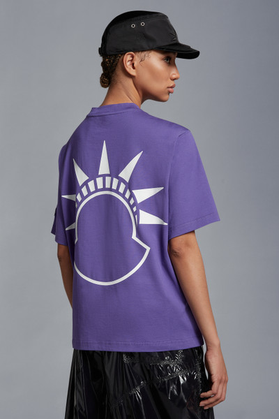 Purple Printed Motif T-Shirt - Moncler x Alicia Keys for Genius | Moncler US