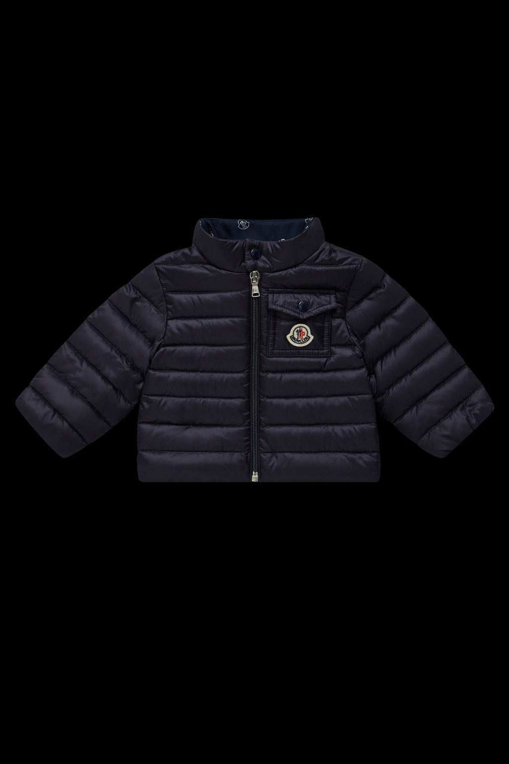 Navy Blue Baigal Down Jacket - Outerwear for Children | Moncler AT