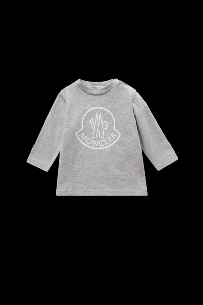 Gray Logo Long Sleeve T-Shirt - Clothing for Children | Moncler SE