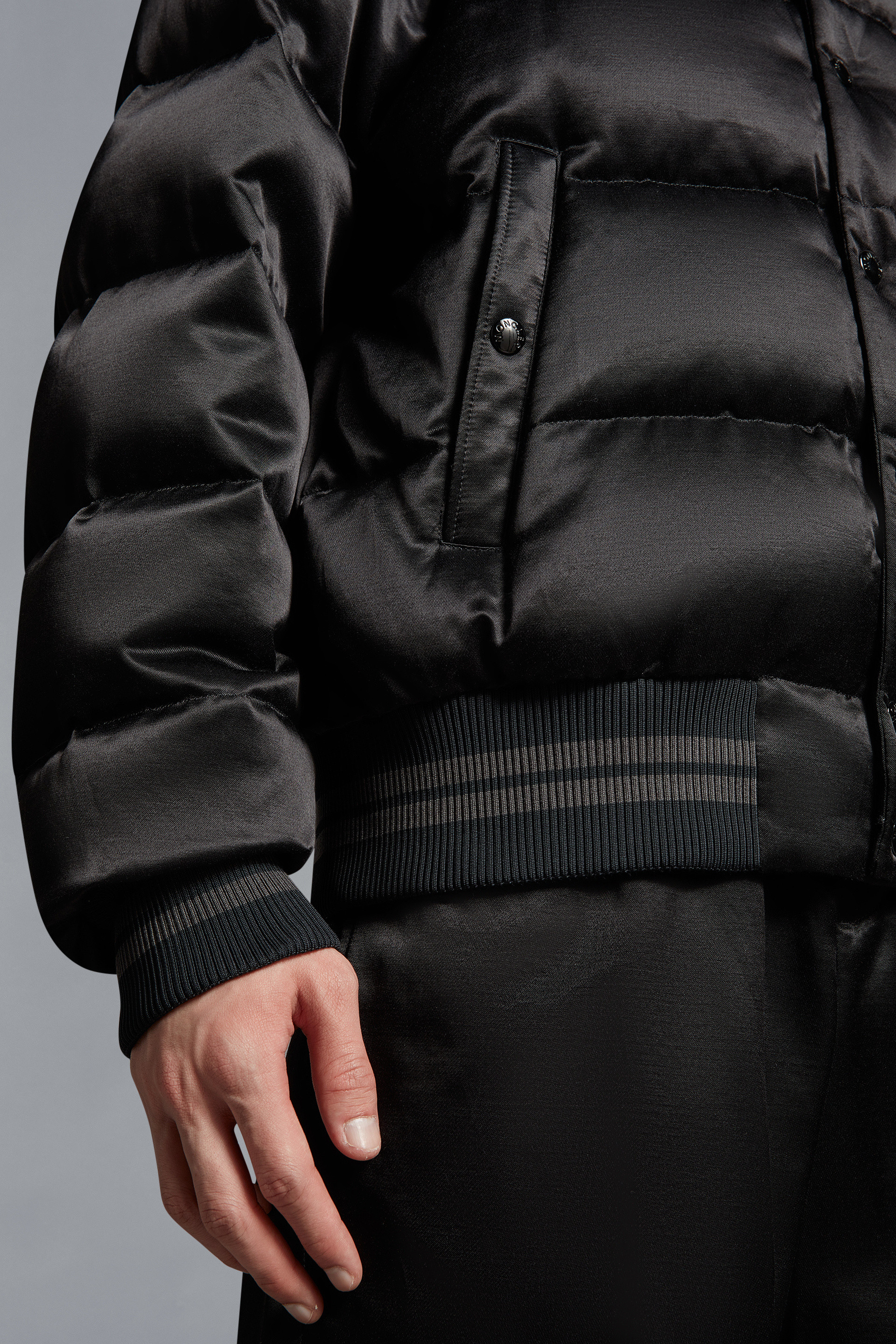 Moncler padded shop bomber jacket