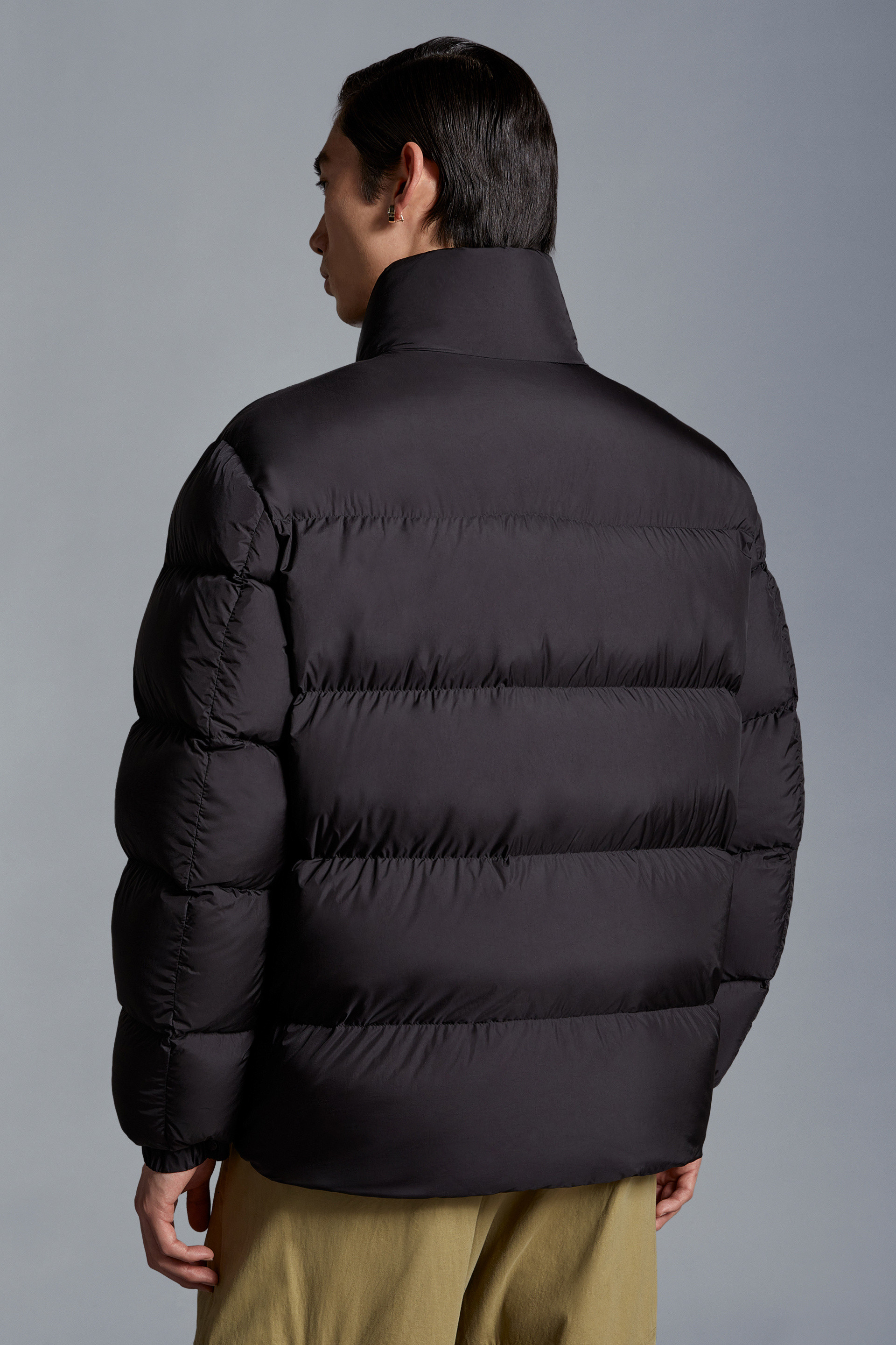 Black Citala Short Down Jacket - Short Down Jackets for Men 