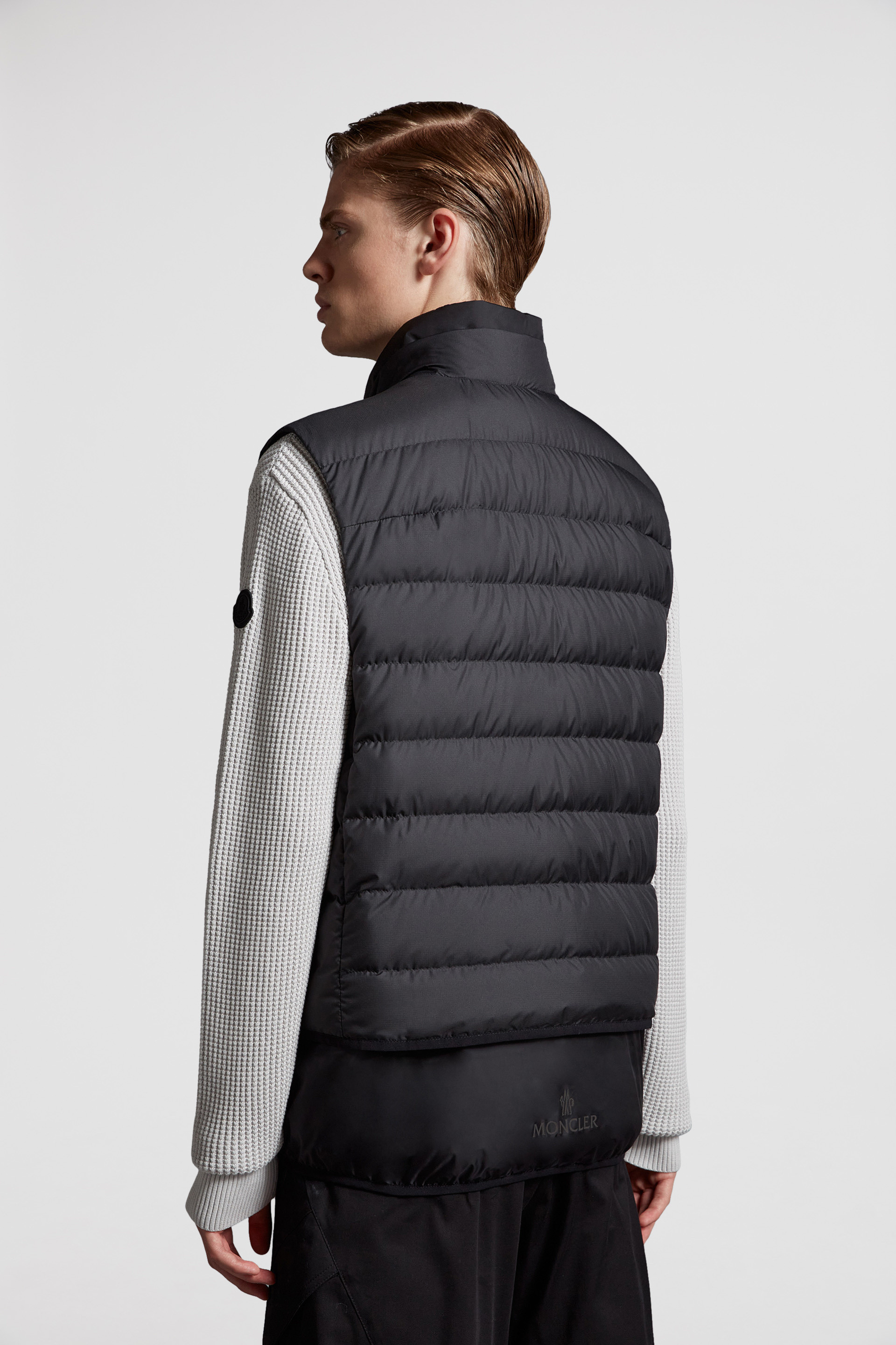 MONCLER Matt Black Menswear Collection Spring 2022