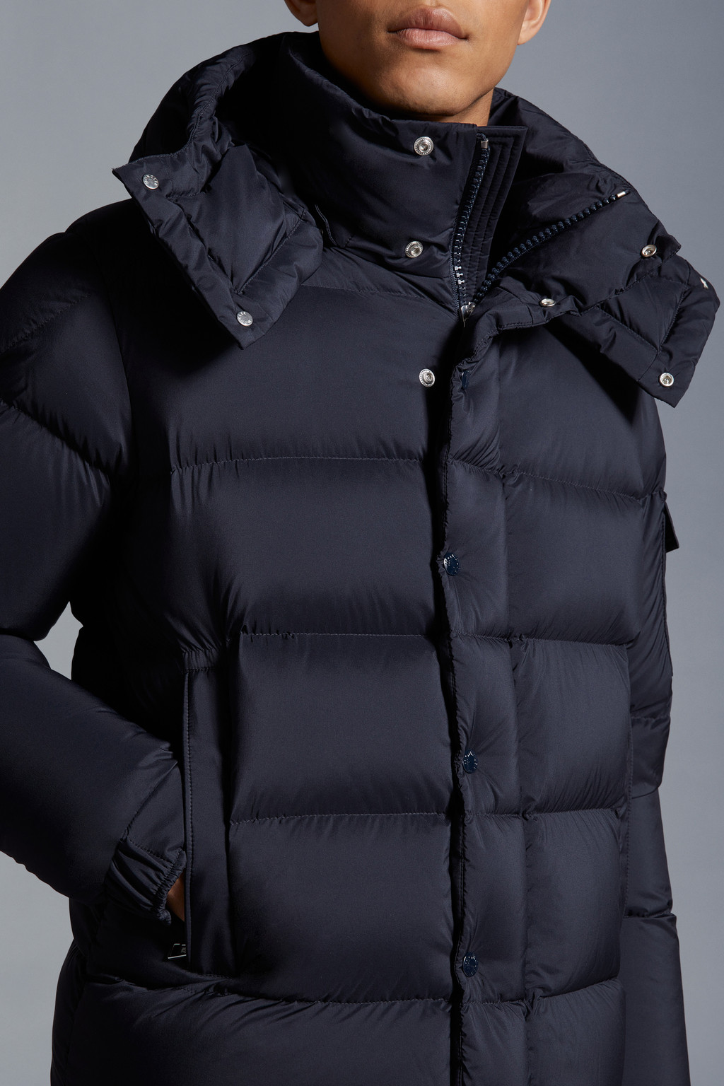 Night Blue Vezere Short Down Jacket - Short Down Jackets for Men ...