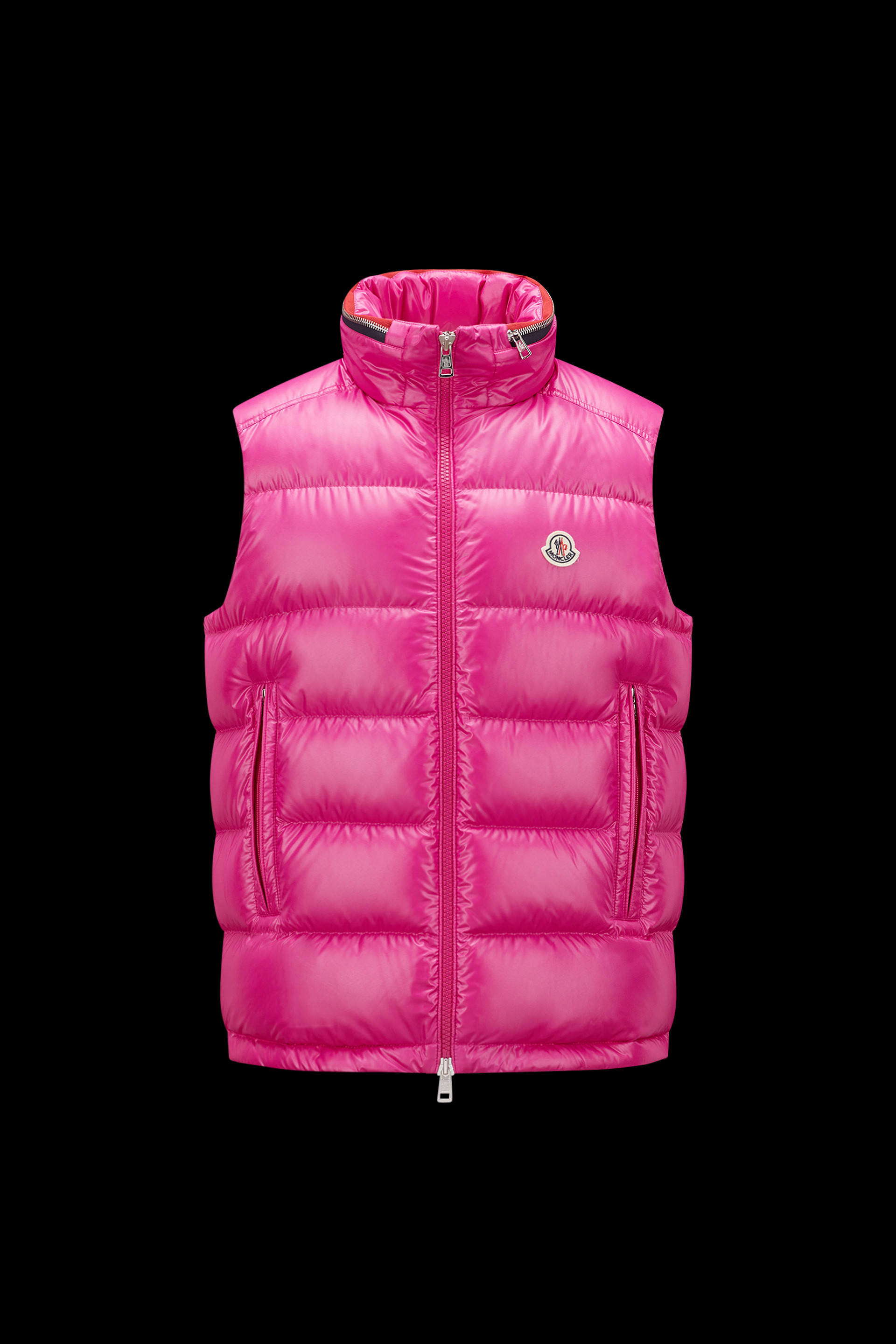 Pink moncler on sale body warmer