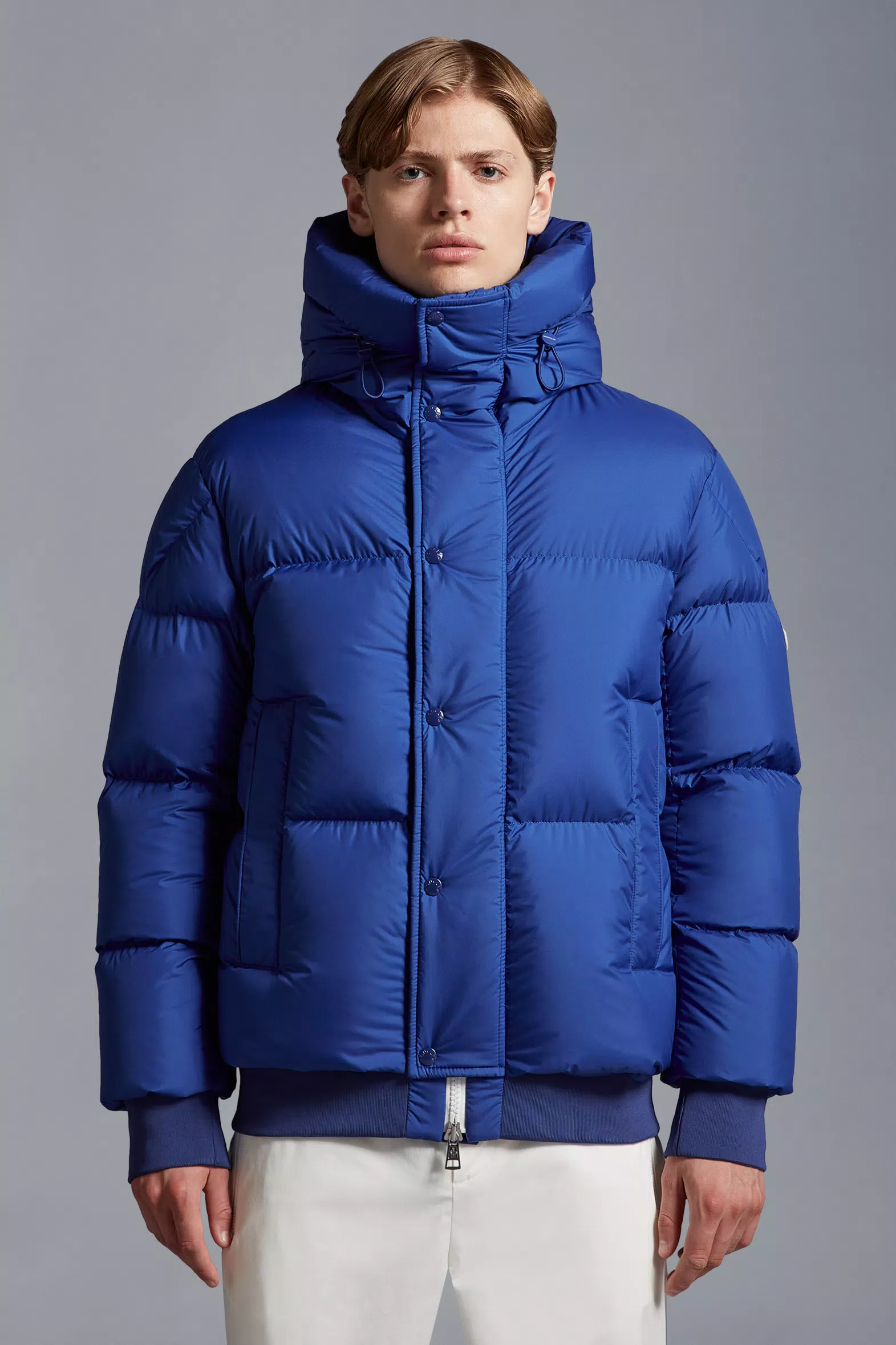 Indigo Blue Risler Short Down Jacket - Short Down Jackets for Men ...