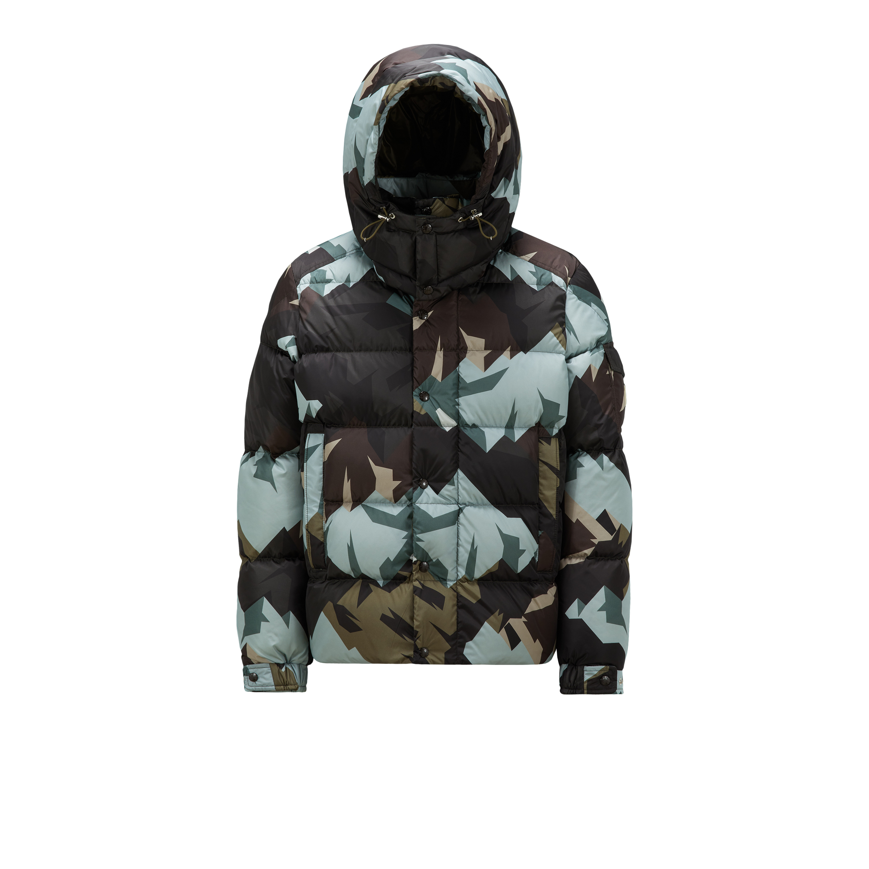 Moncler Collection Mosa Short Down Jacket Multicolour In Multicolor