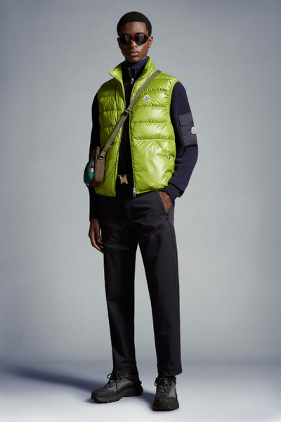 Leaf Green Aube Down Vest - Vests for Men | Moncler CA