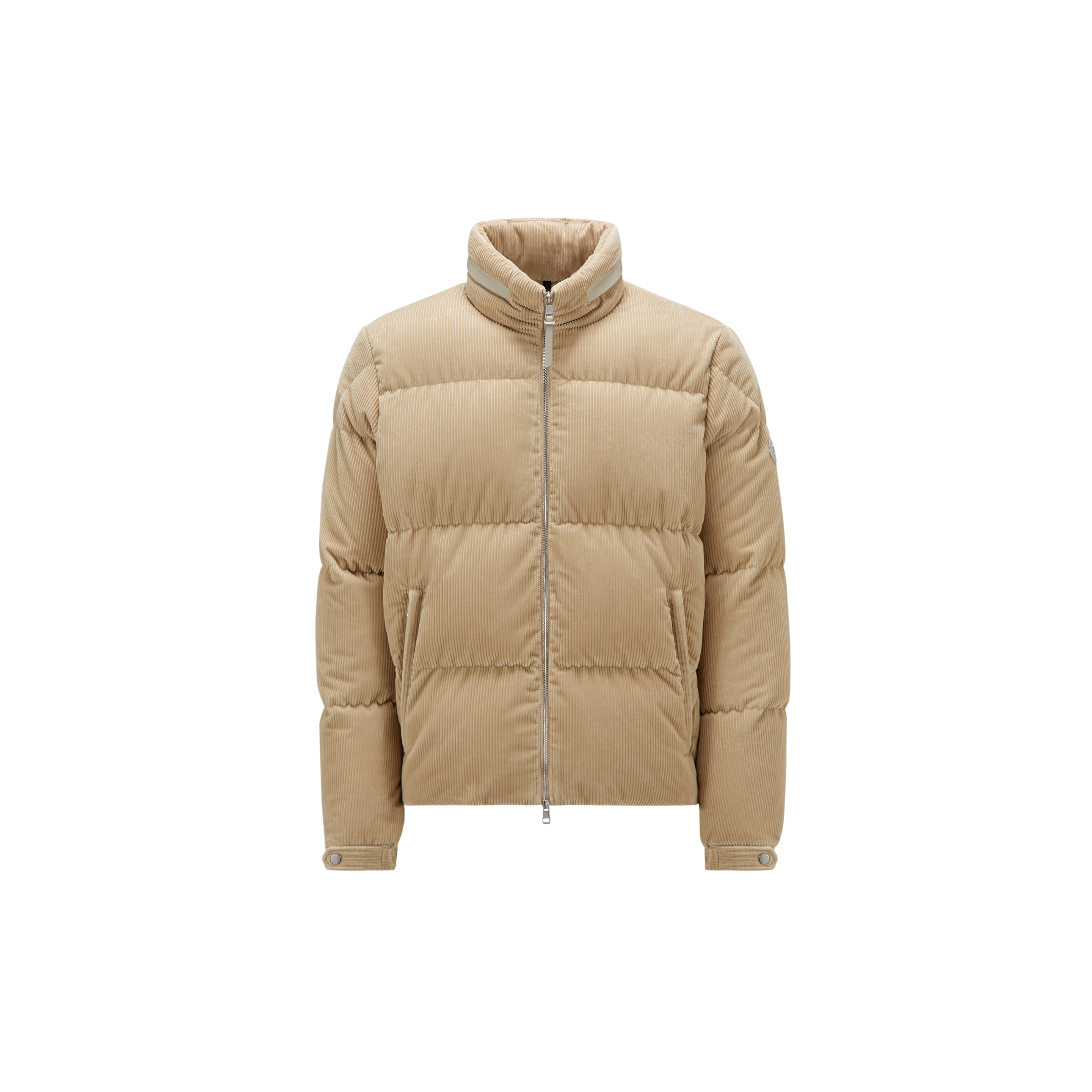 Moncler Collection Besbre Short Down Jacket Beige