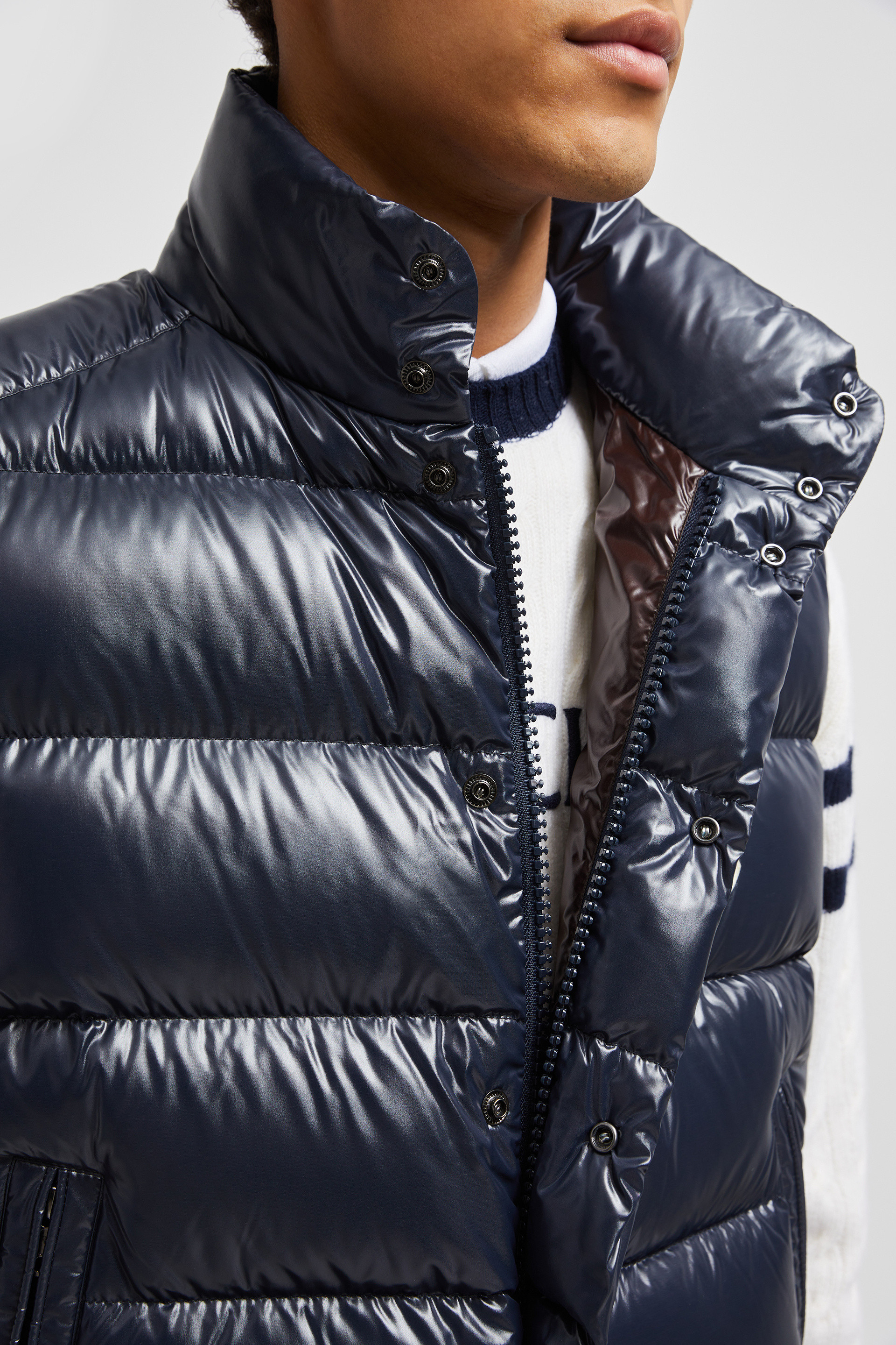 Dark Blue Tibb Down Vest - Vests for Men | Moncler US Dark Blue Tibb Down Vest - Vests for Men | Moncler US