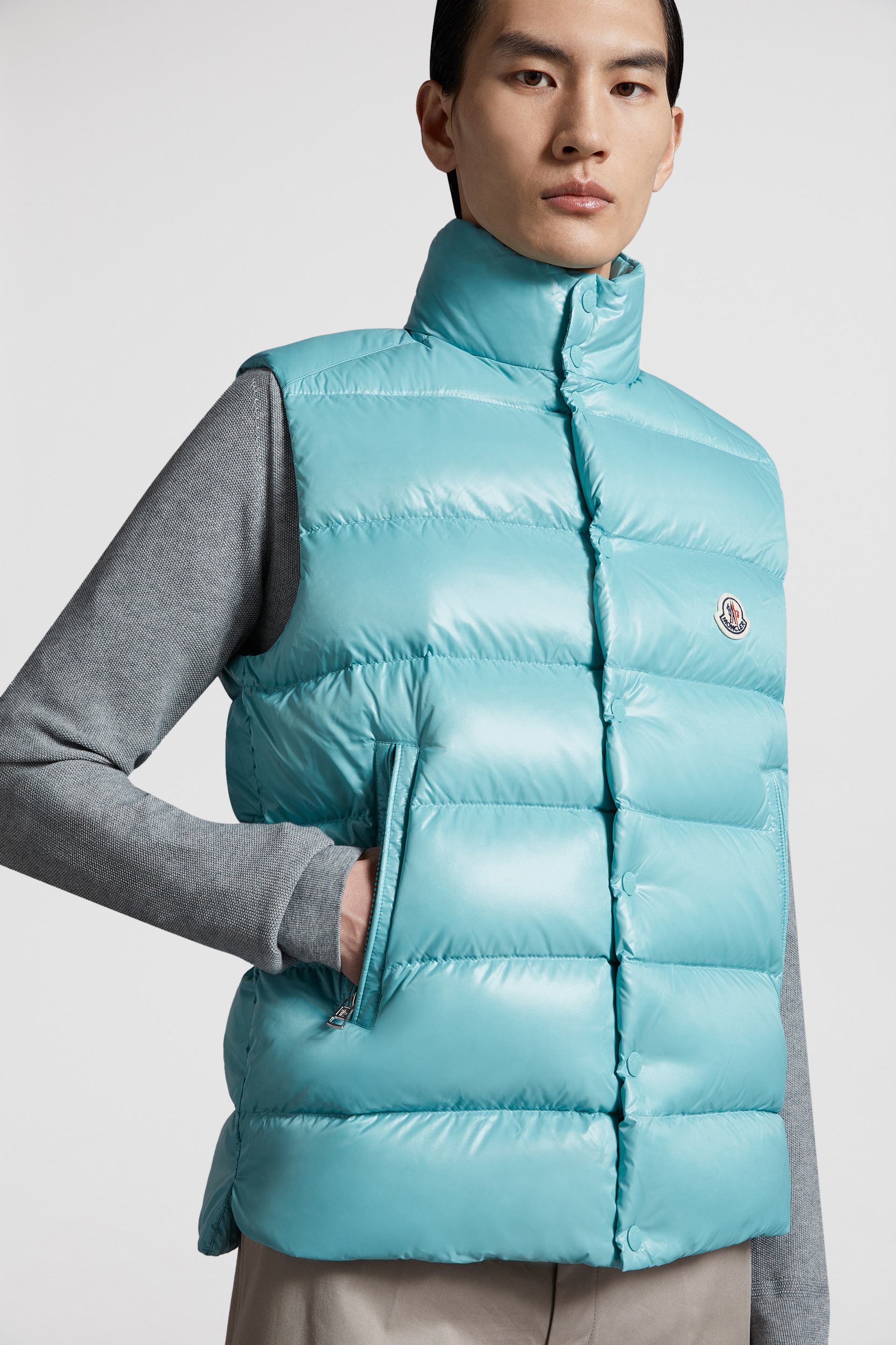 Green deals moncler vest