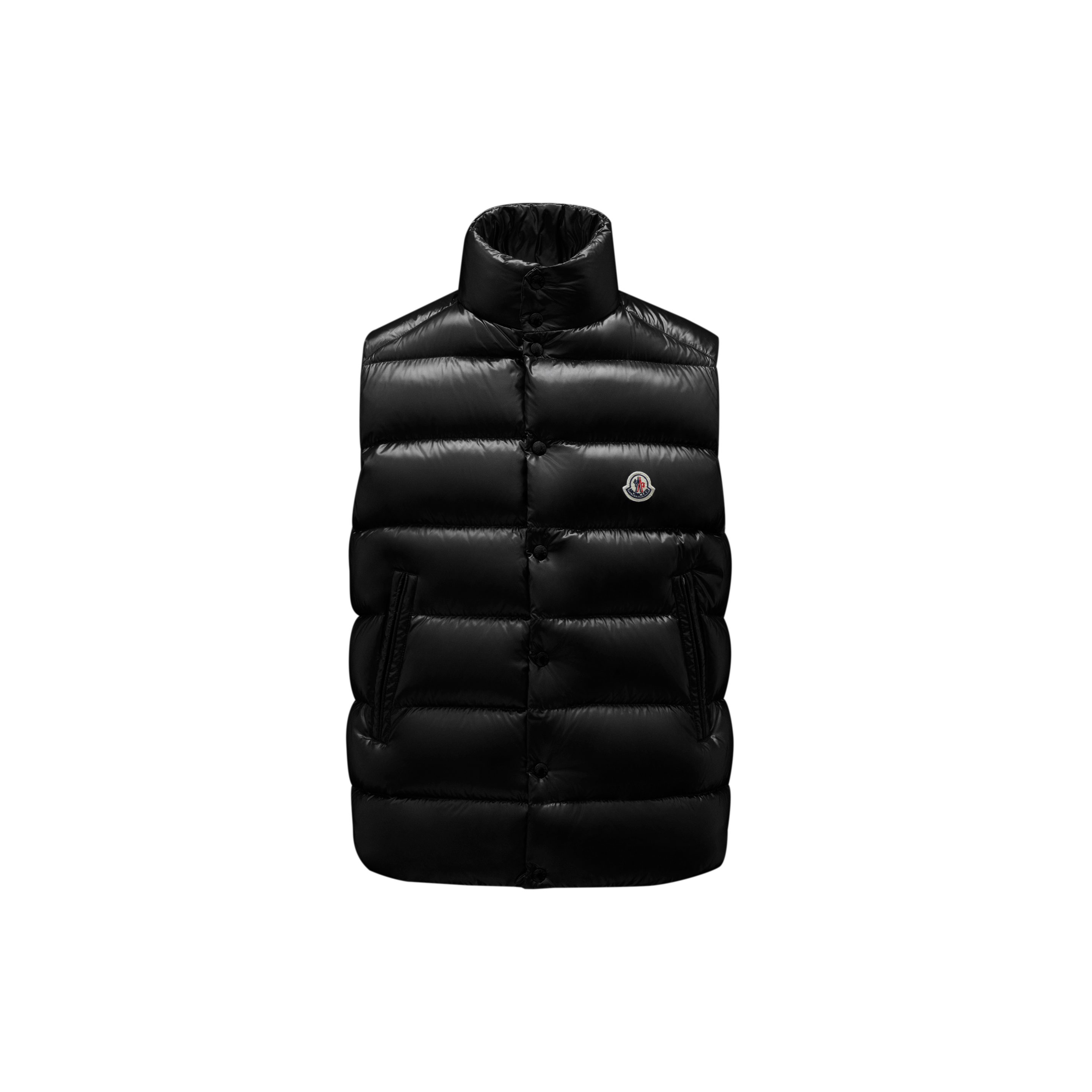 Moncler Collection Tibb Down Gilet Black In Noir